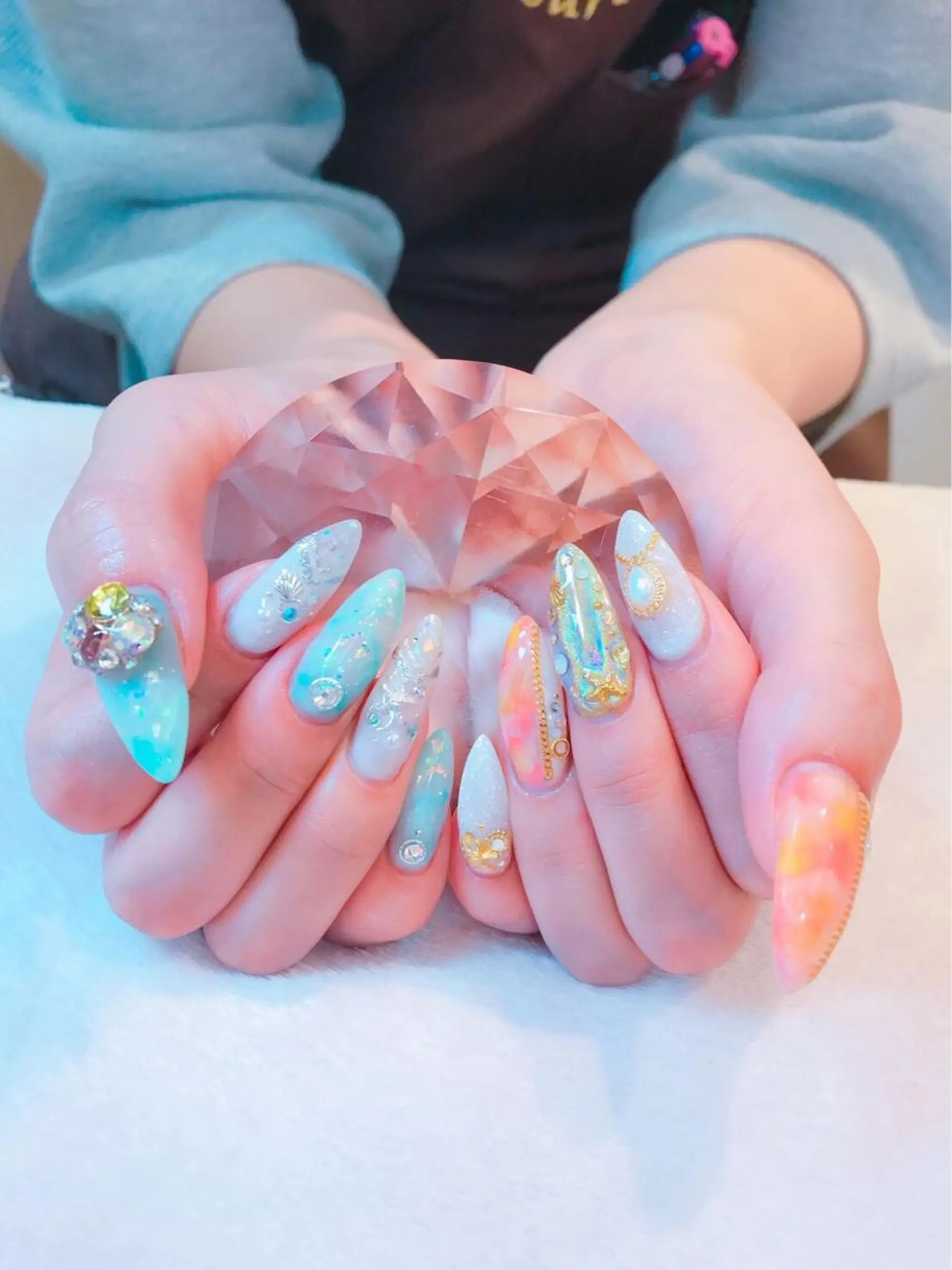 メンズ キッズ ネイル マツエク・マツパ a:Qネイル /久米川のネイルデザイン
