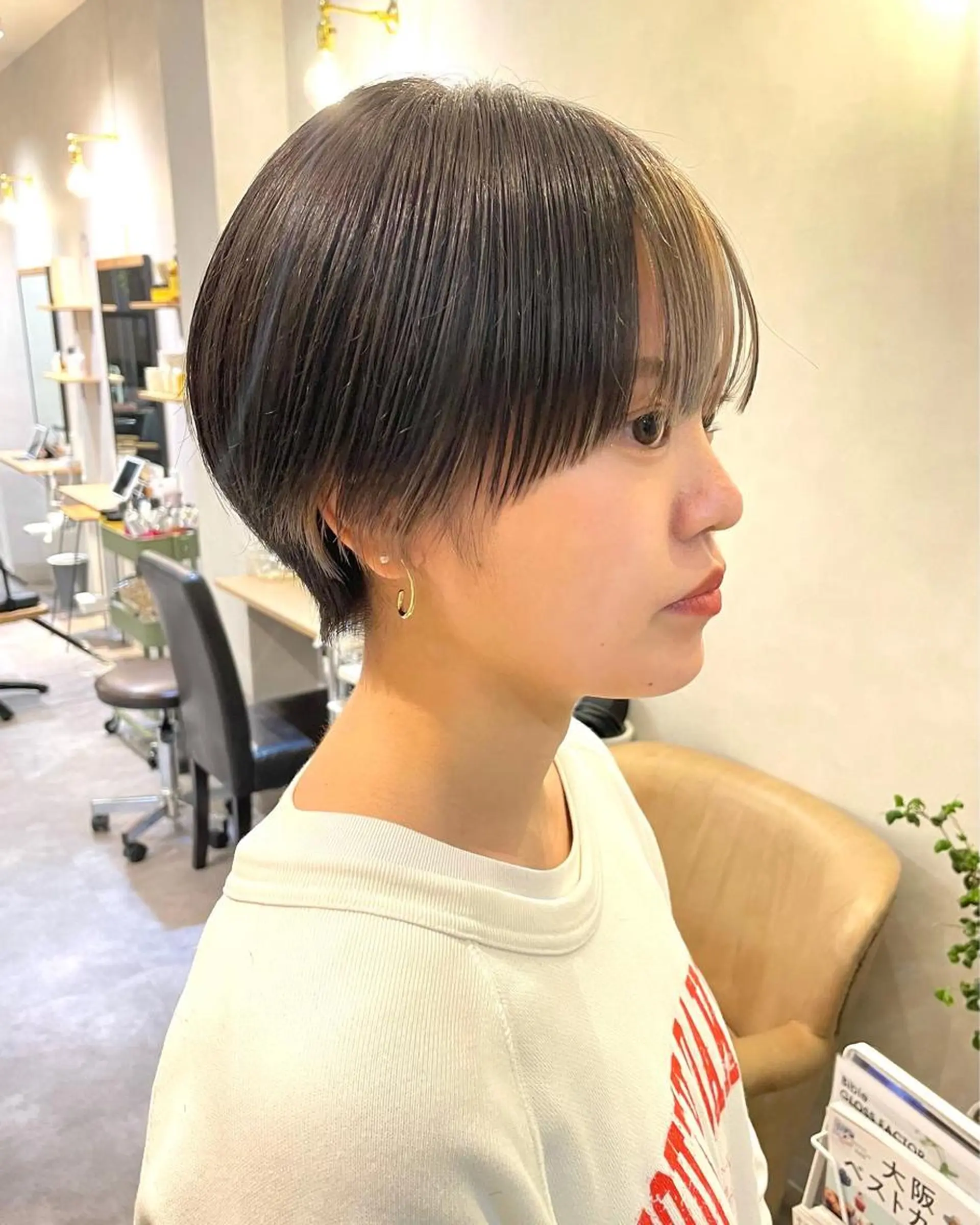 ショート ショートヘア salowin梅田茶屋町north所属・くがれいじ 梅田/ショート/ボブのヘアスタイル