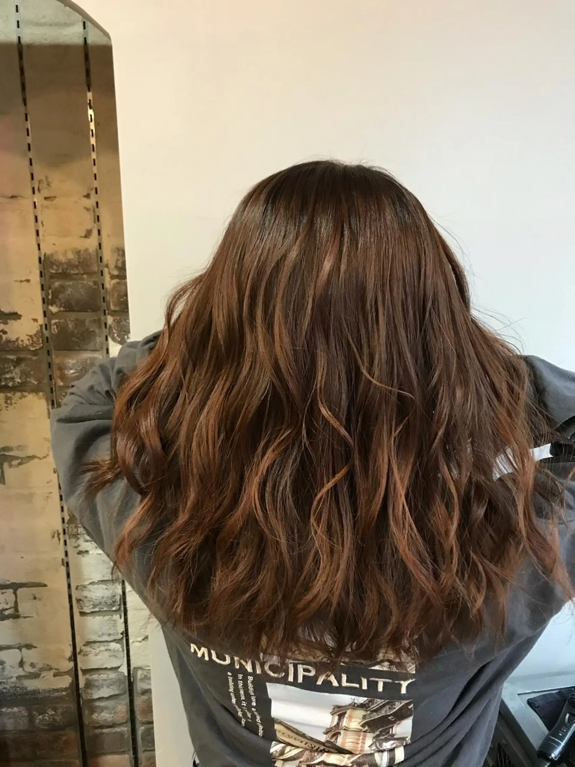 セミロング カット ヘアカラー SHIAN八王子 🇫🇷山本実穂のヘアスタイル