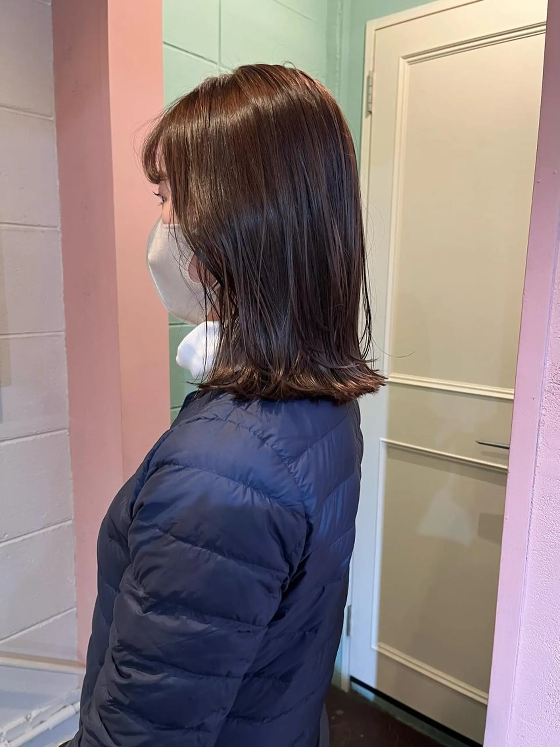 ミディアム ミディアムレイヤー レイヤーカット iru所属・mi kiのヘアスタイル