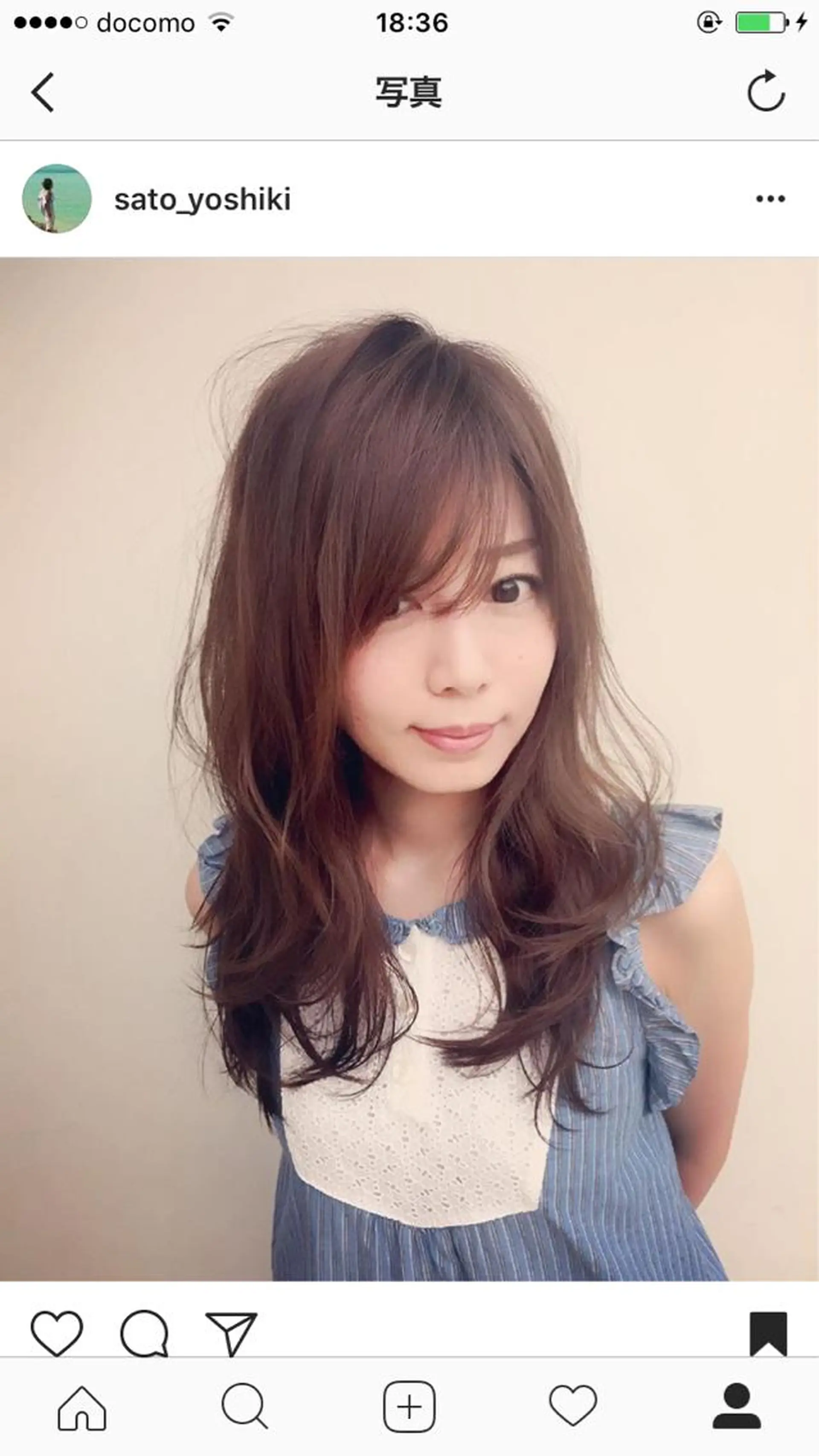 ミディアム カラー sato yoshikiのヘアスタイル