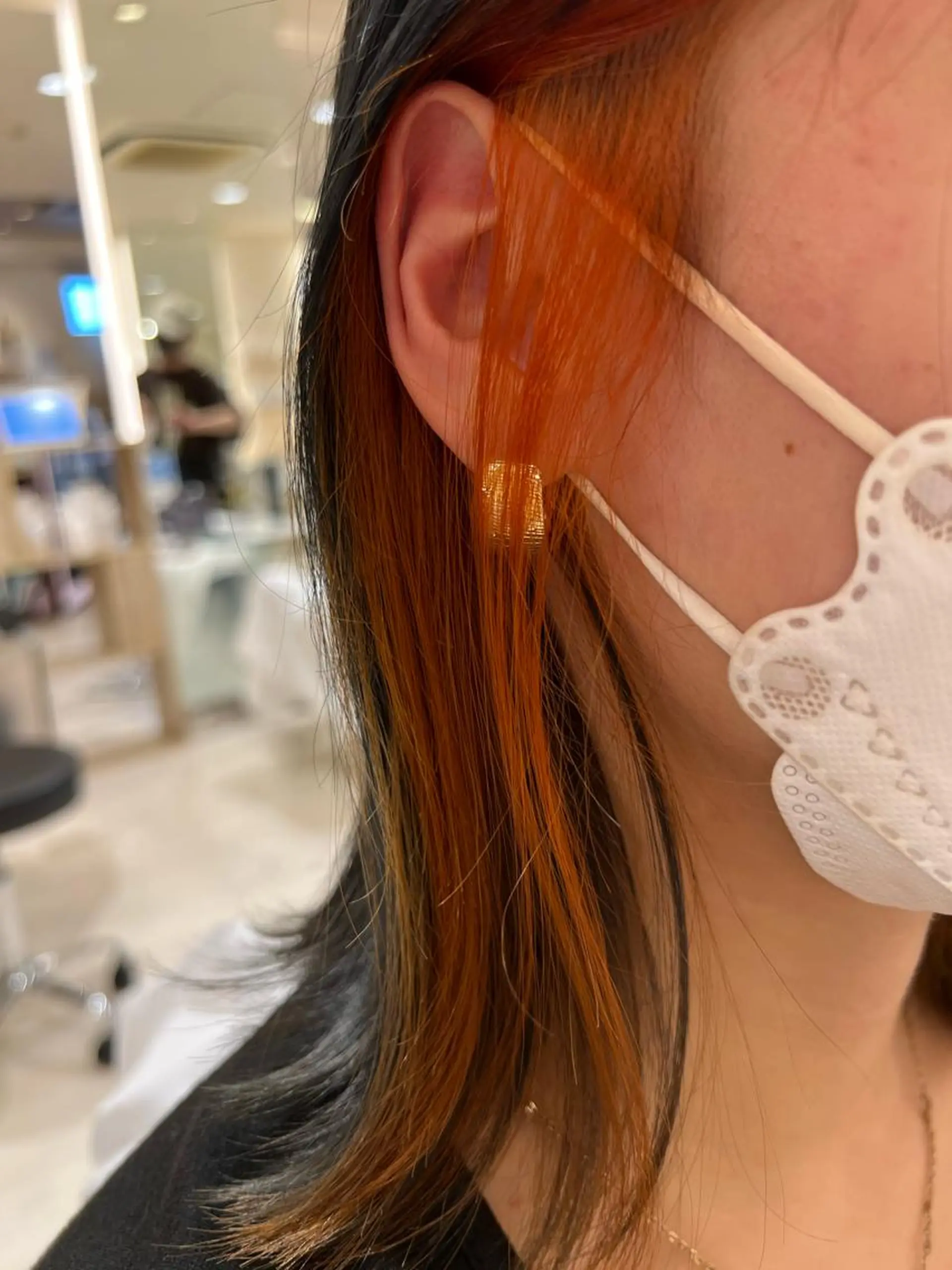 カラー ブリーチ 久永 菫のヘアスタイル