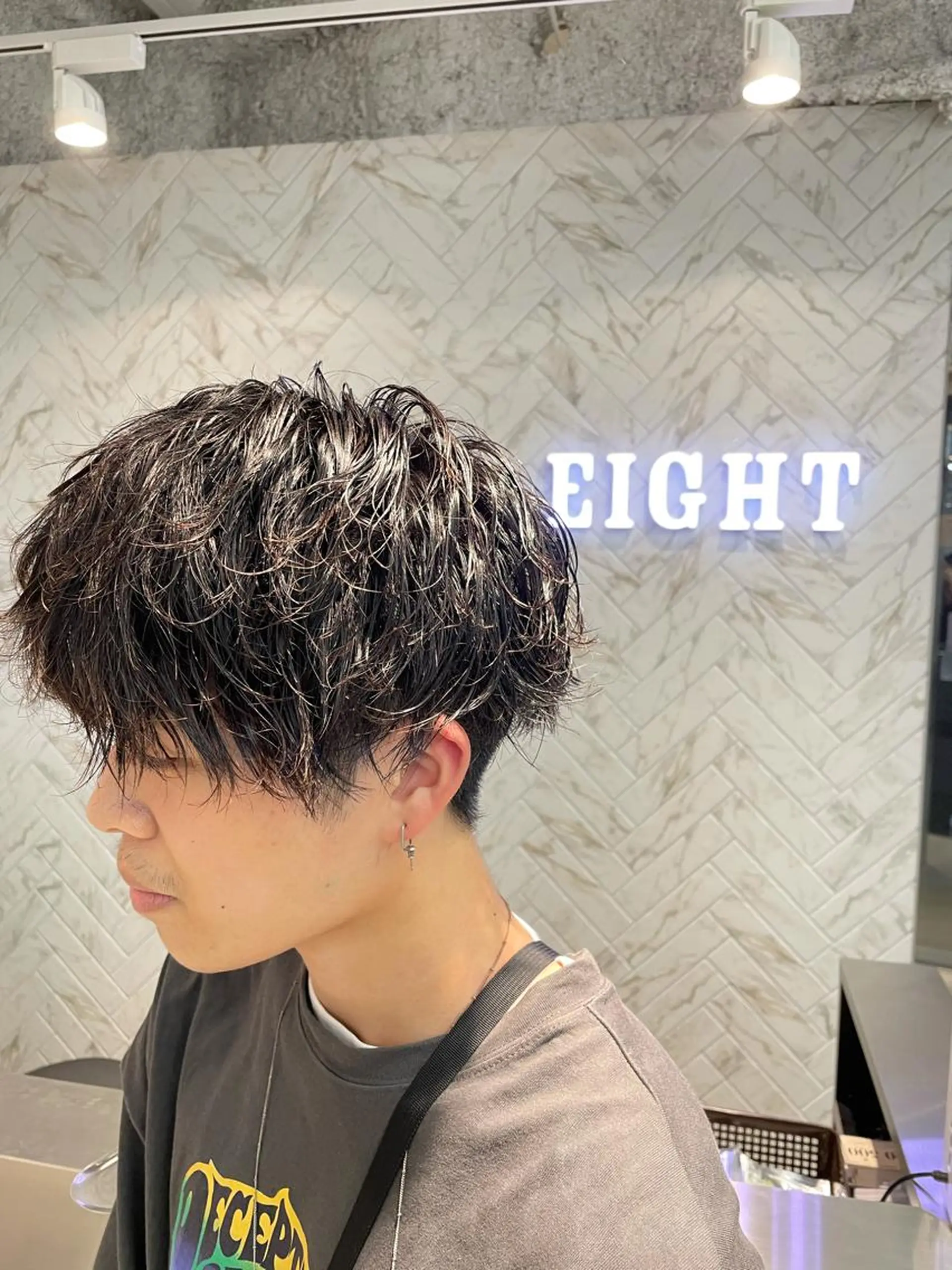 メンズ メンズパーマ カット パーマ トリートメント 島本 燎のヘアスタイル