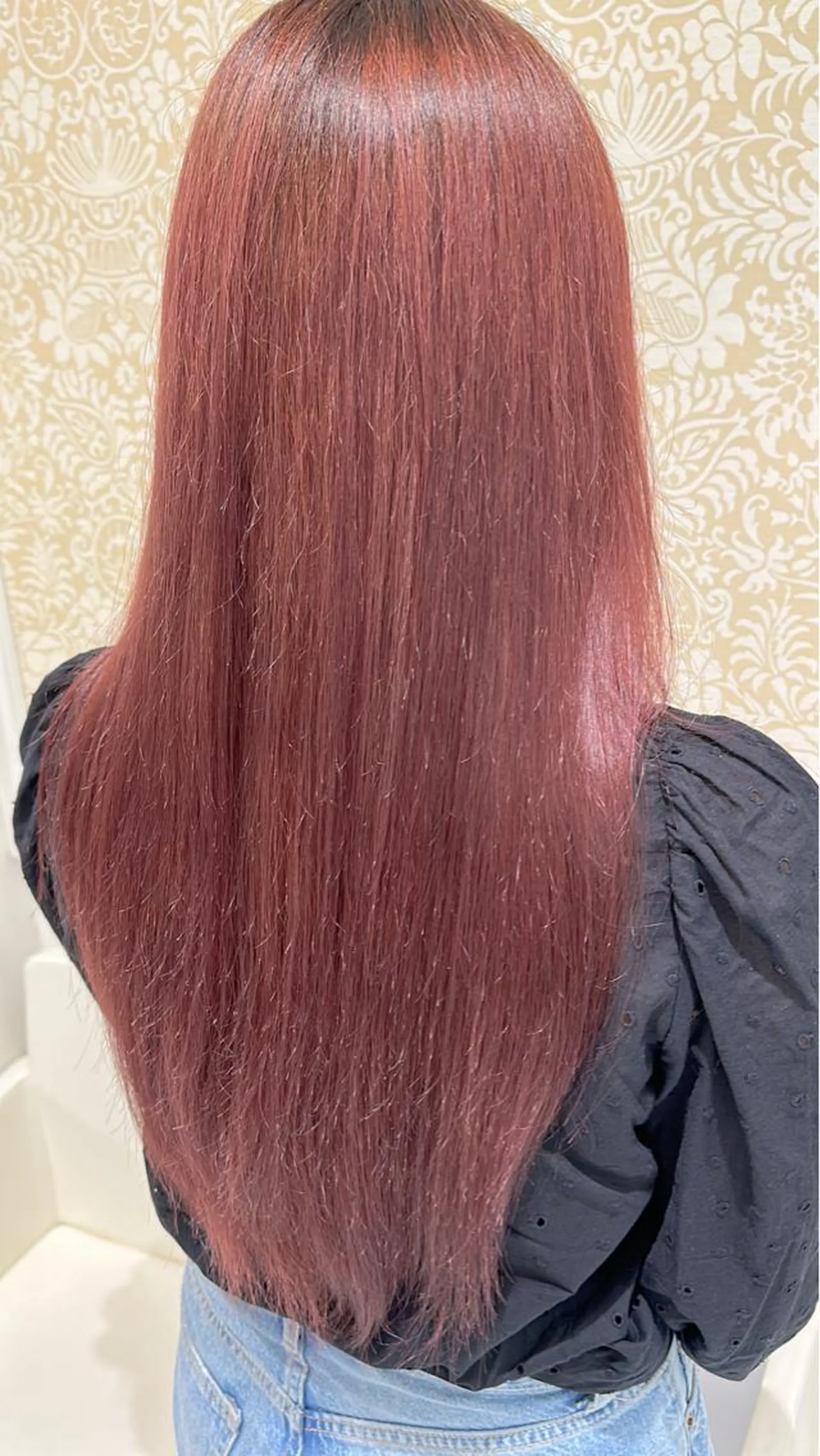 ロング カラー 暖色系カラー🍊 オオネヨシナリのヘアスタイル