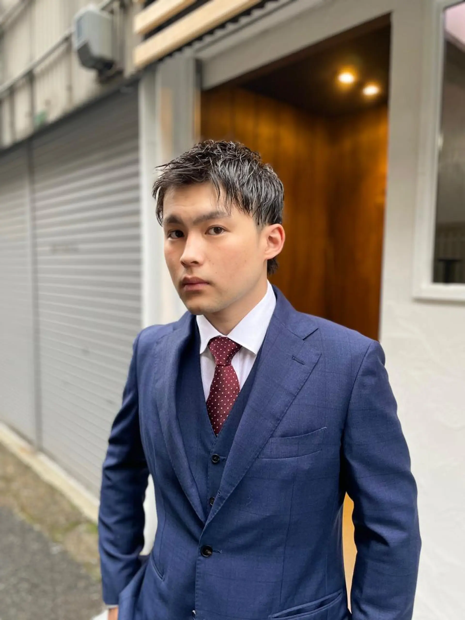 ショート パーマ メンズ TETISS所属・💈メンズパーマ 南谷💈のヘアスタイル