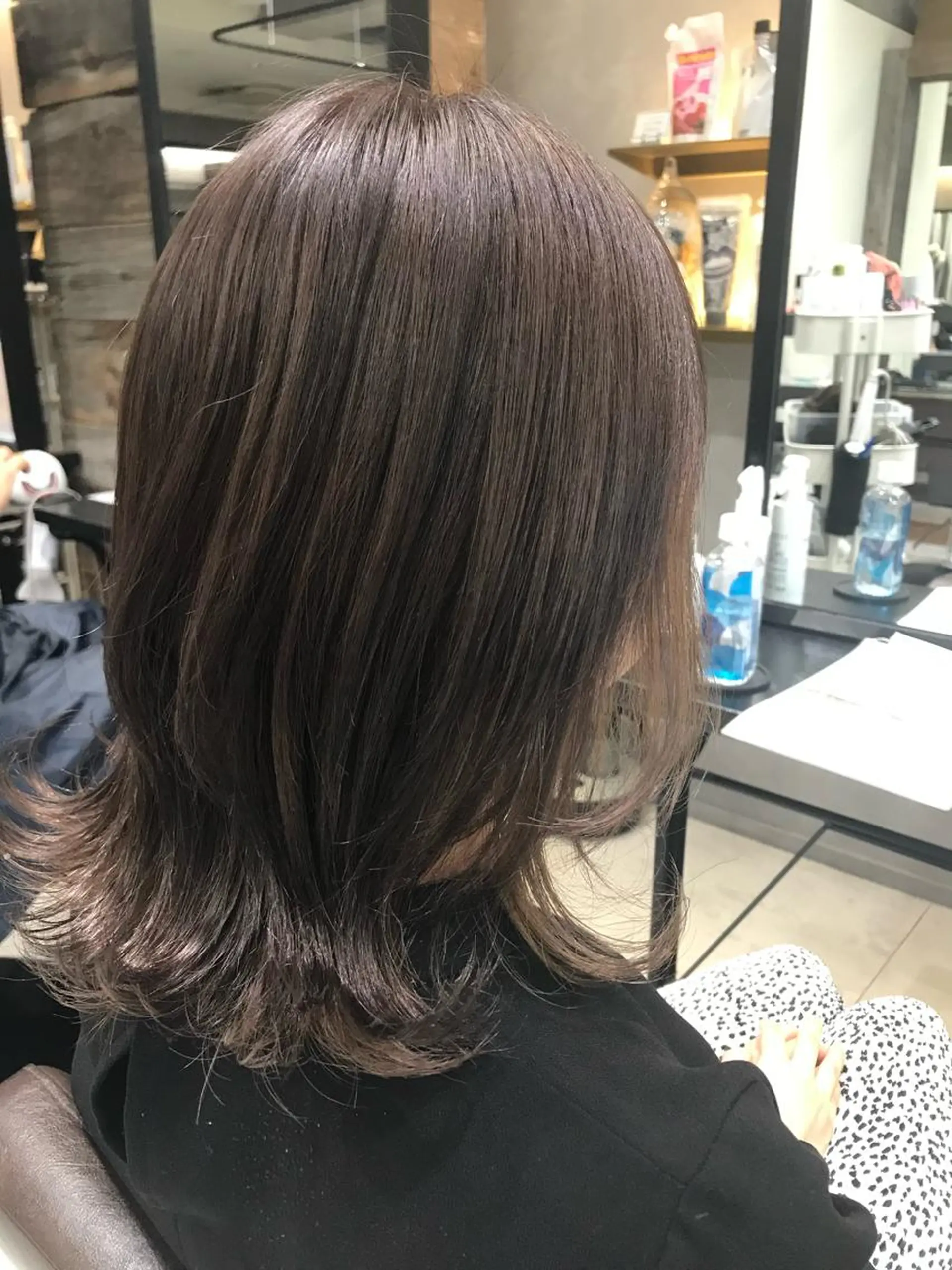 ミディアム ハイライト ichiyo所属・i sのヘアスタイル