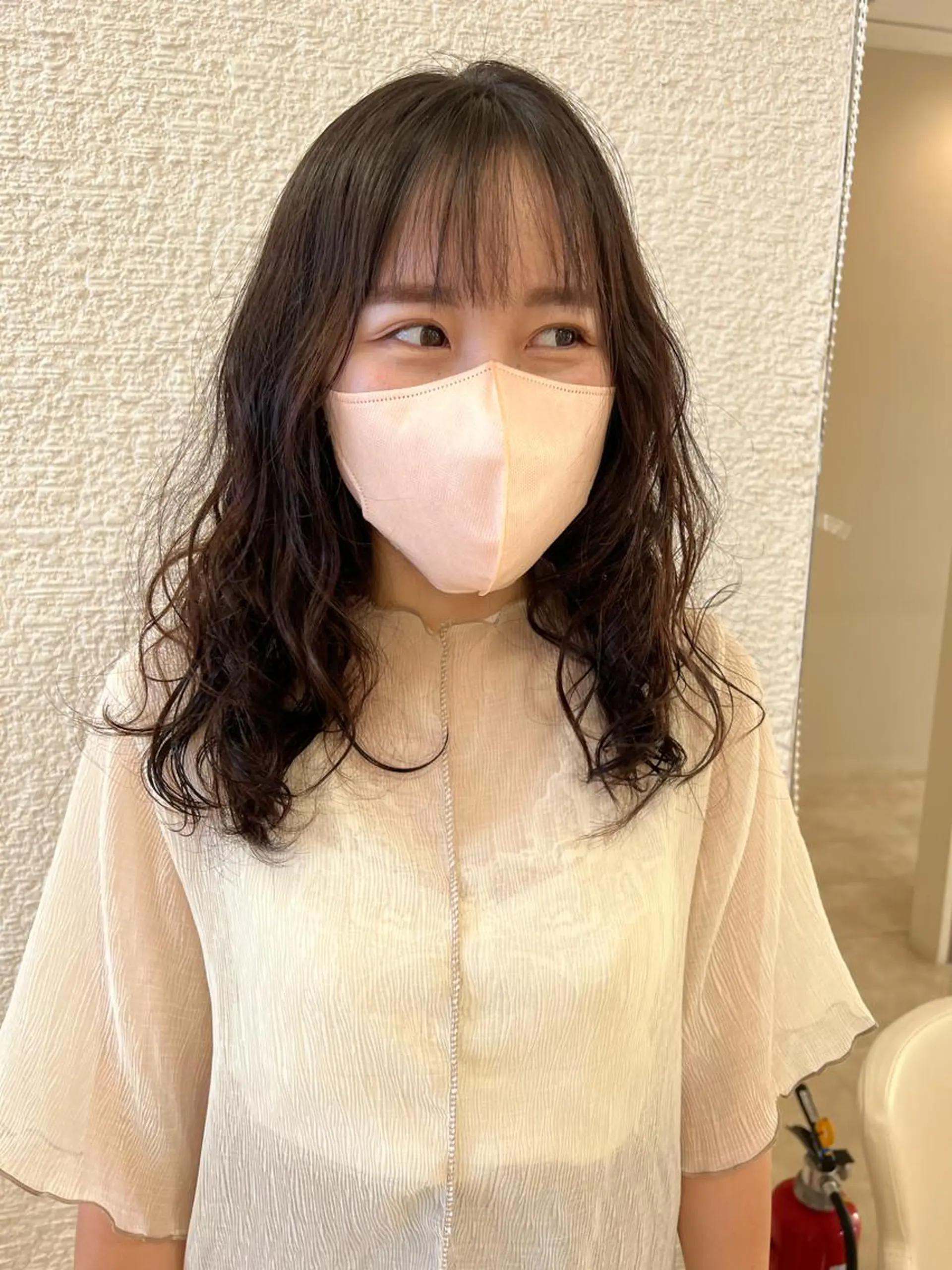 ロング パーマ デジタルパーマ 似合わせ.ﾍｱｾｯﾄ 得意🌹井上美沙のヘアスタイル