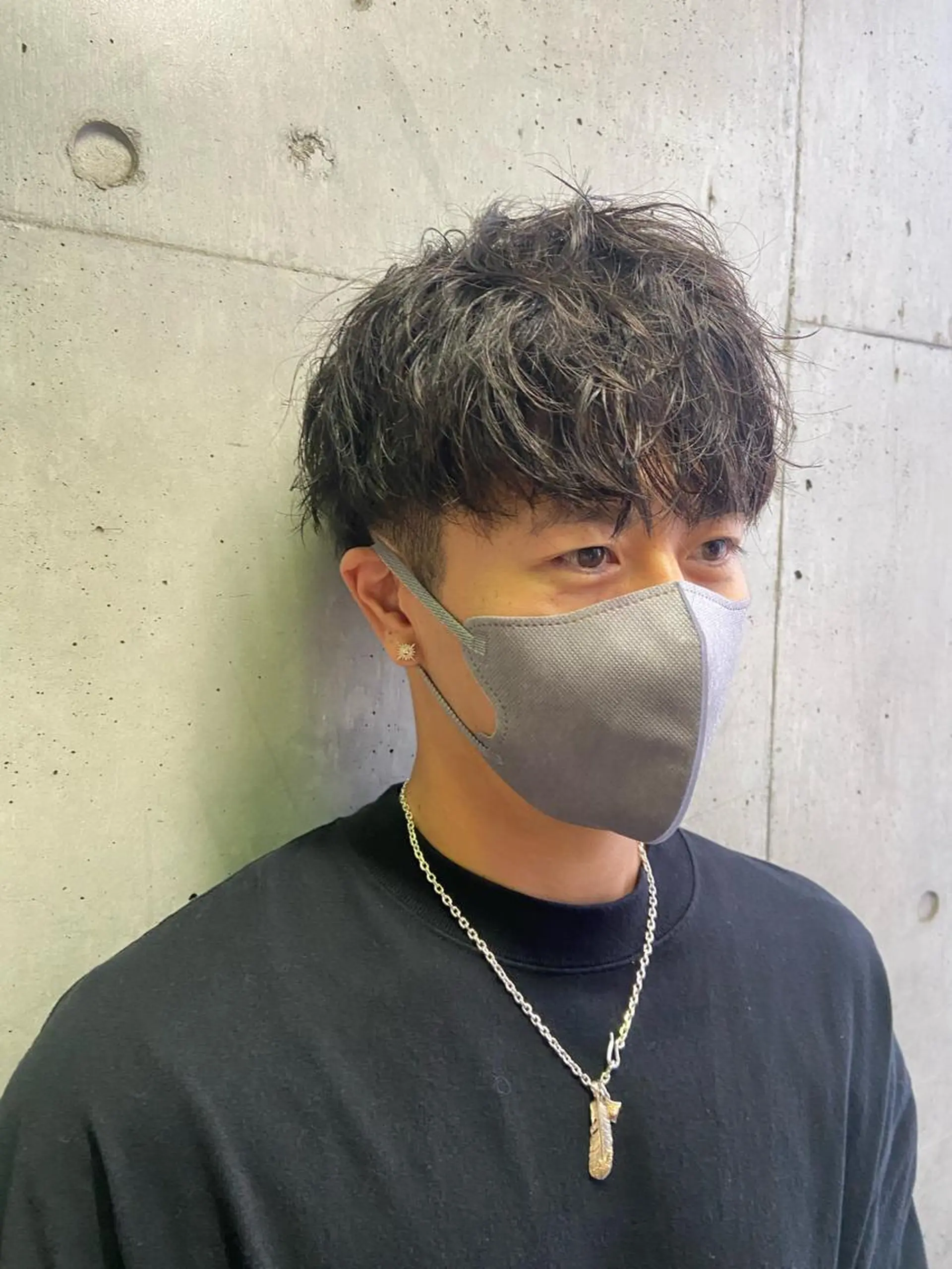 ショート パーマ メンズ Mirai 🧸のヘアスタイル