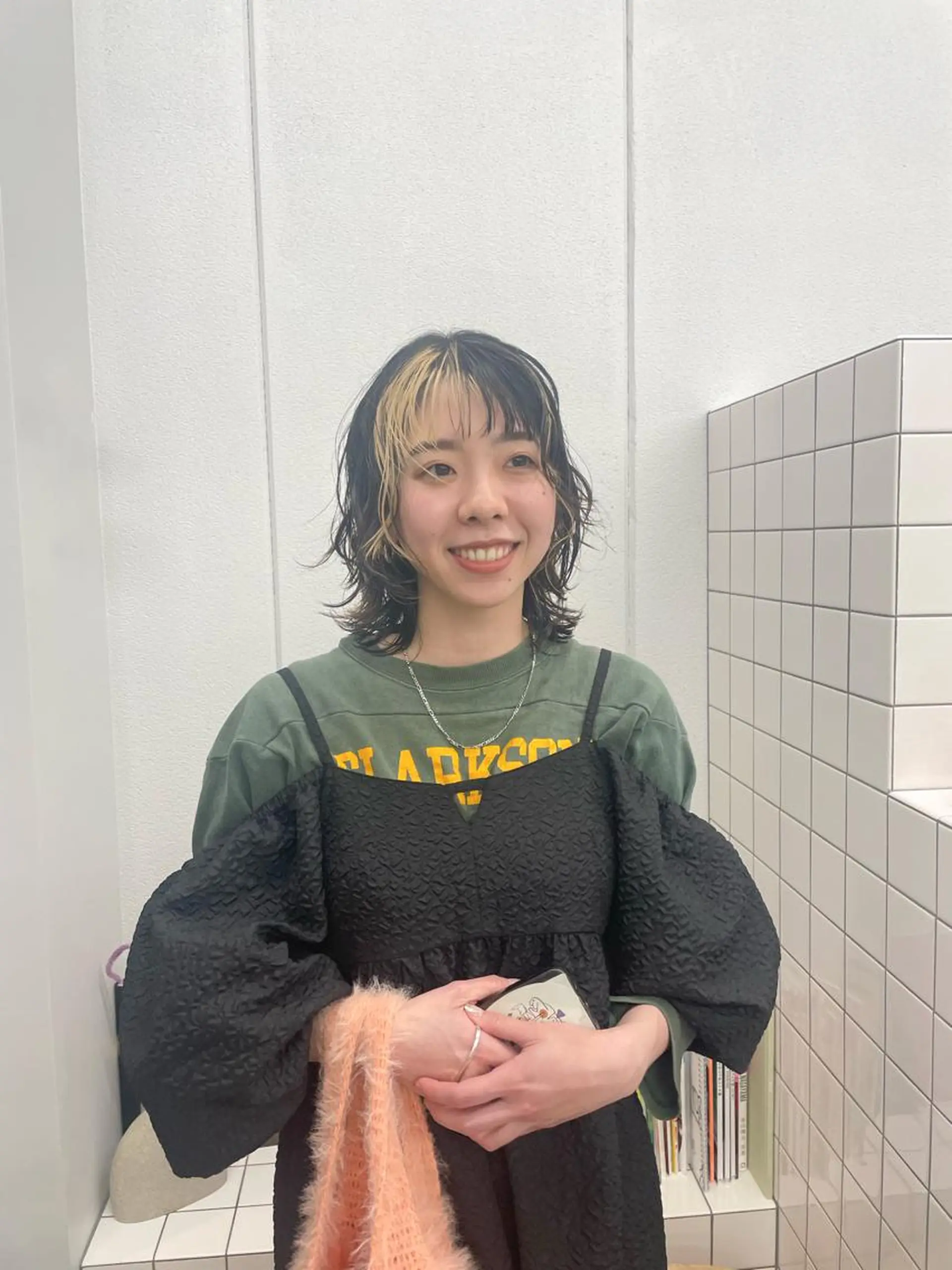ミディアム カラー ヘアカラー トリートメント 関 京磨のヘアスタイル