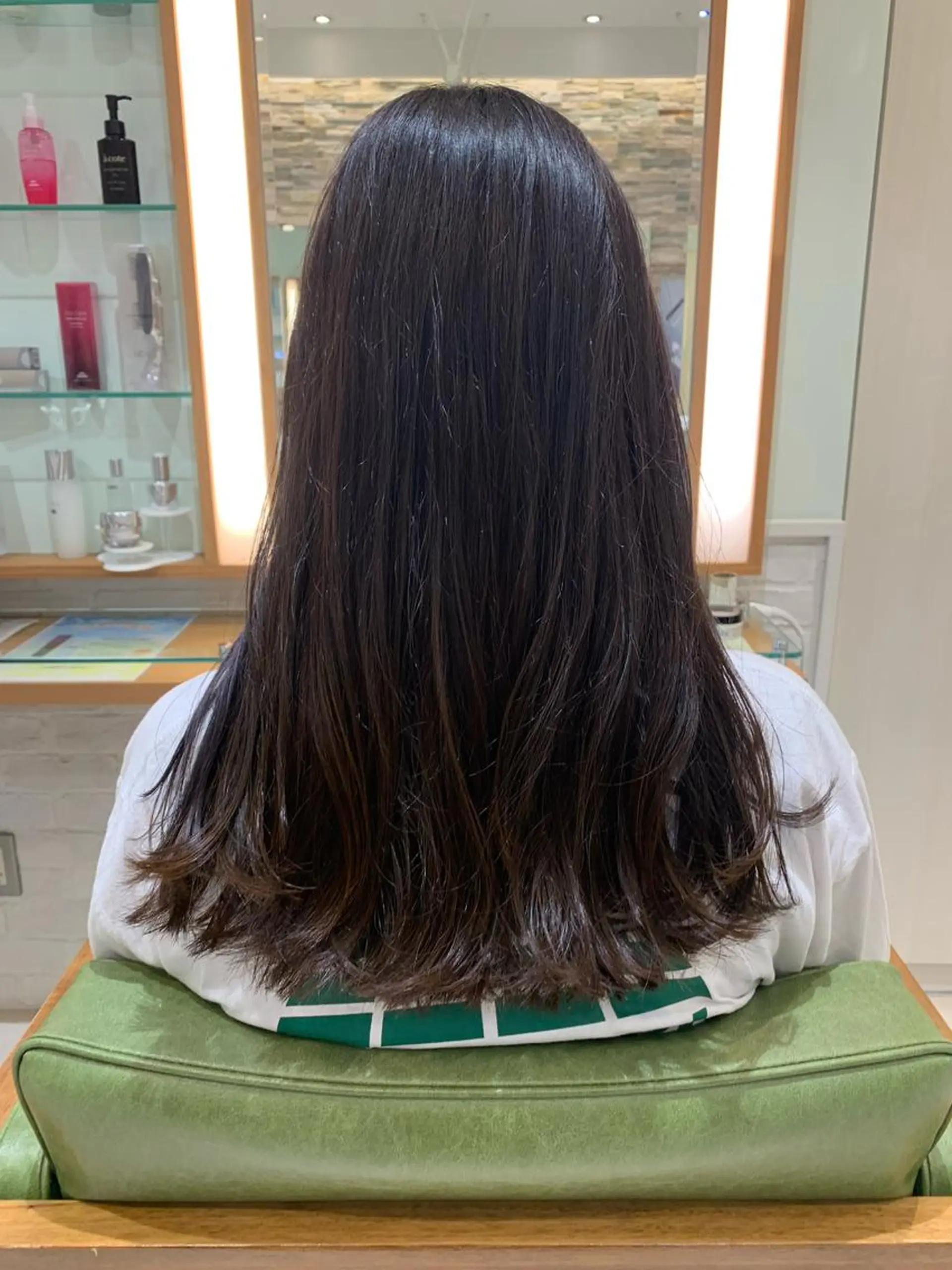セミロング カラー ラベンダーカラー 高橋友里亜 /フリーランスのヘアスタイル