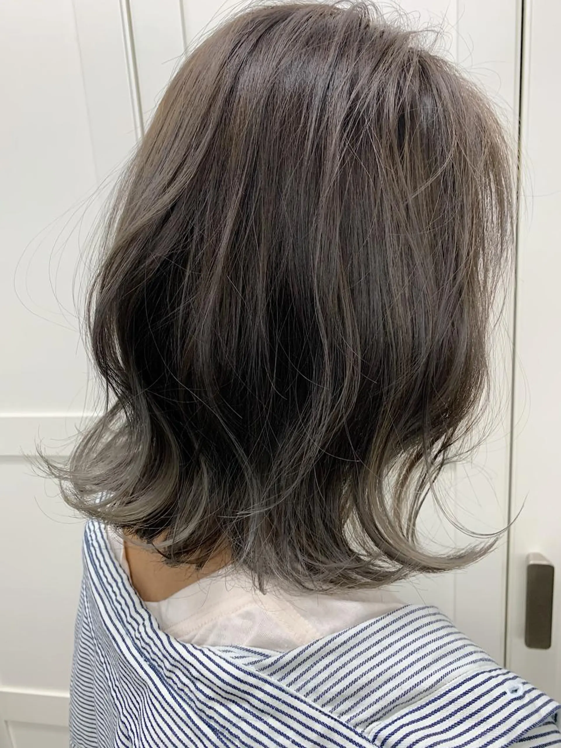 ミディアム カラー ヘアアレンジ カット ヘアカラー ハットリ /北習志野のヘアスタイル