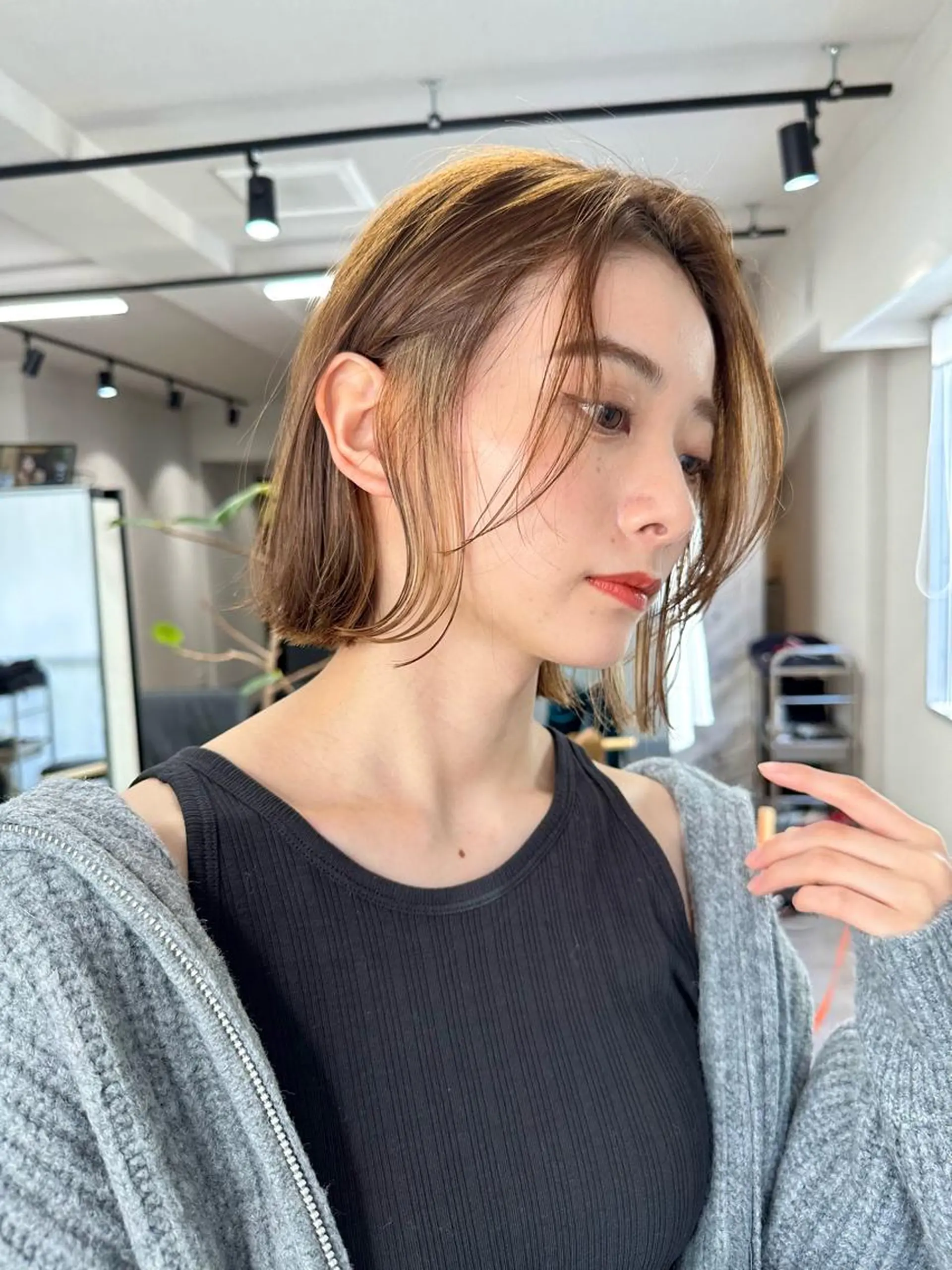 ショート カラー インナーカラー ボブ ELTE表参道所属・✨上品レディーなヘア スタイルへ✨髙木諒也のヘアスタイル