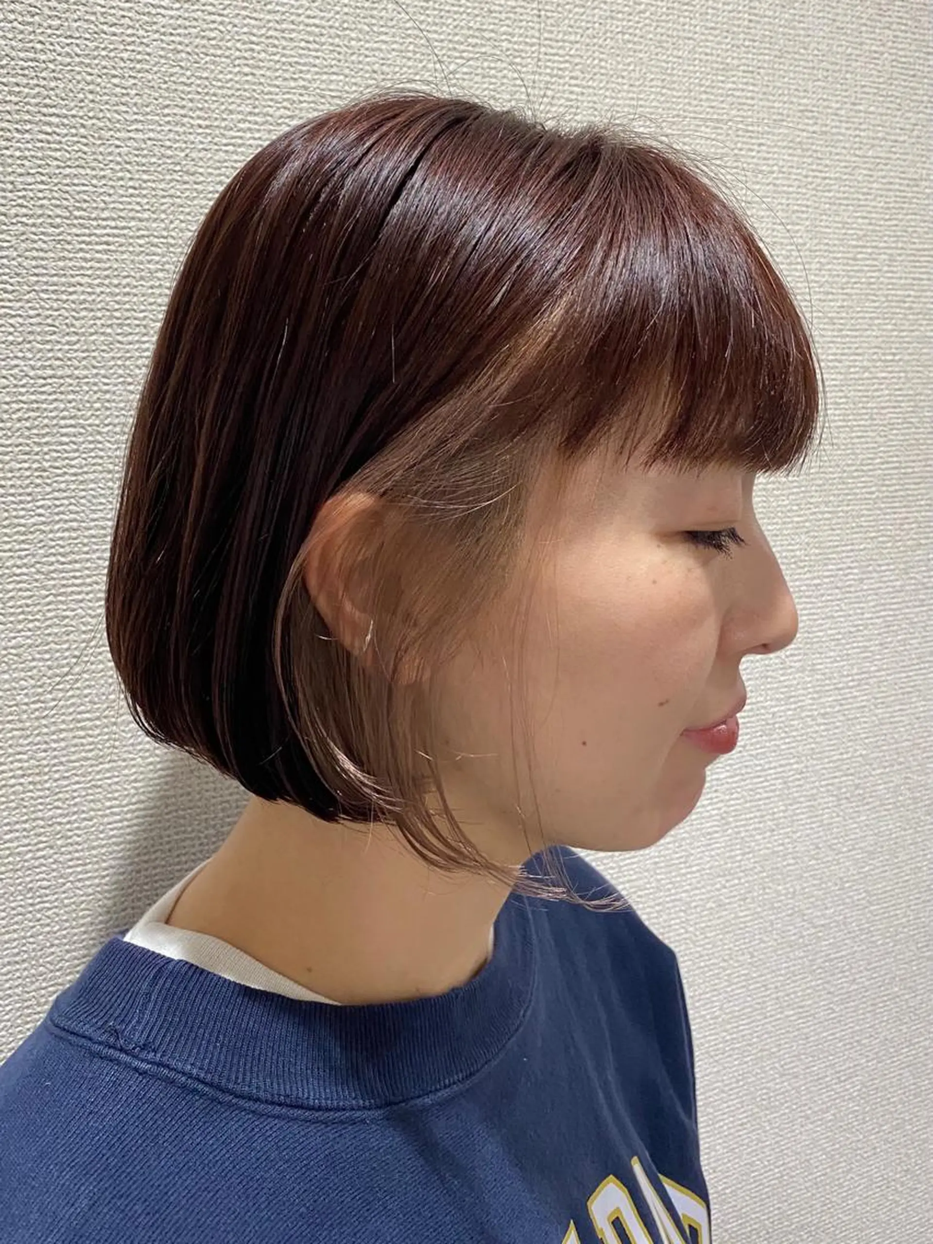 ショート パーソナルカラー 藤本夢のヘアスタイル