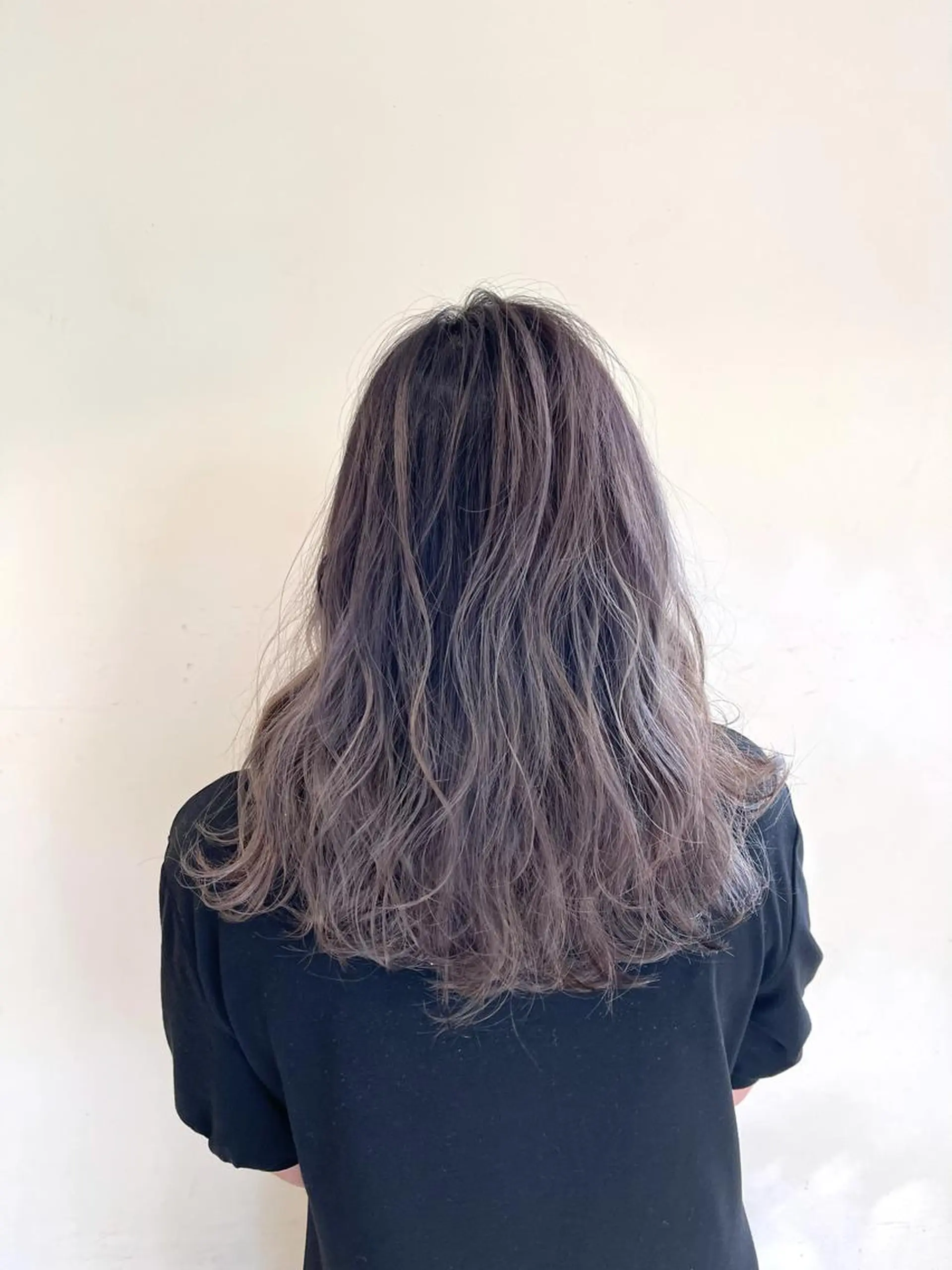 セミロング レイヤーカット オーブヘアカメリア枚方店所属・AUBE HAIR 首藤優弥のヘアスタイル