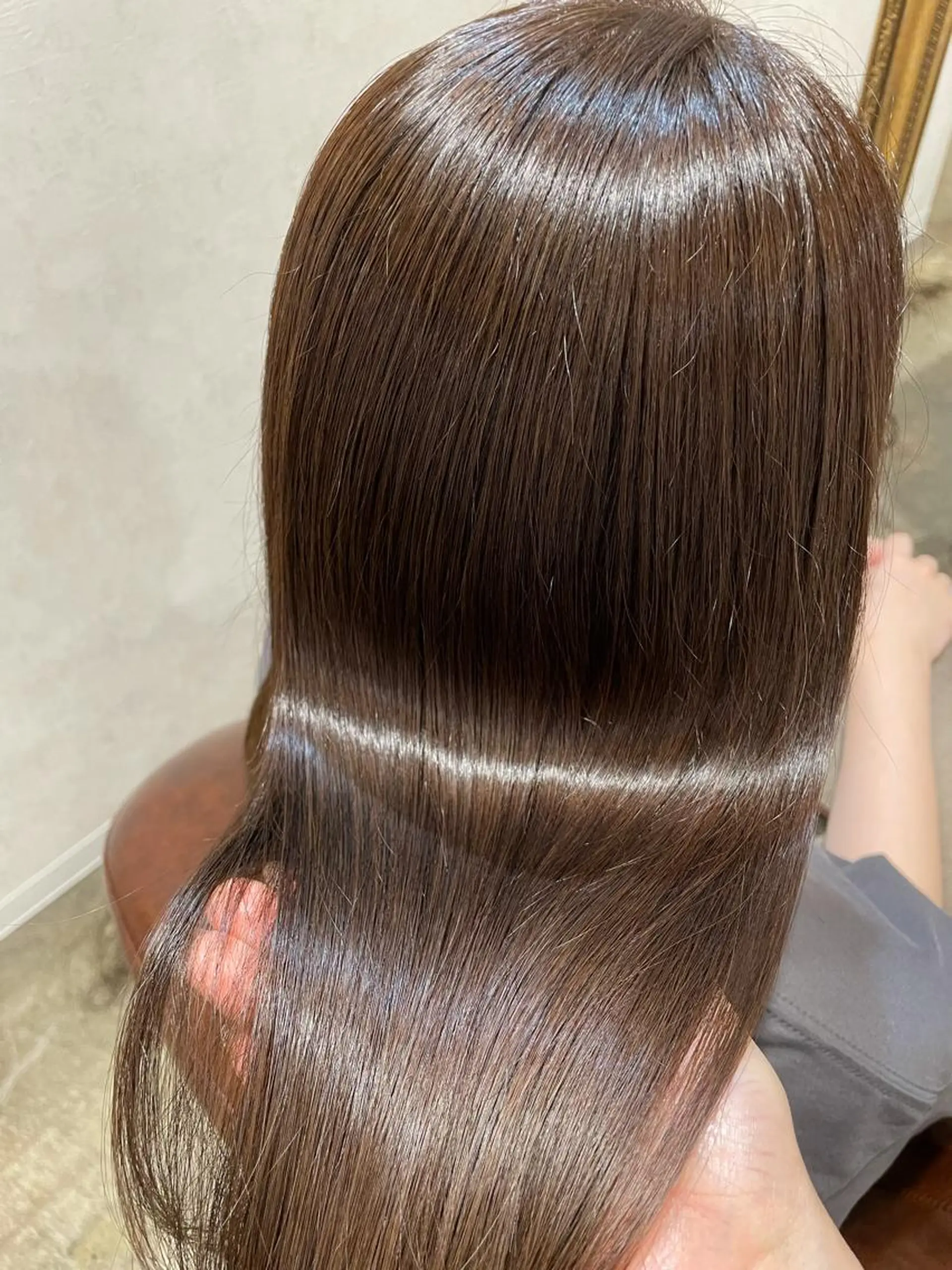 カラー アッシュ アッシュブラウン ブラウンカラー 透明感カラー💎 AYAのヘアスタイル