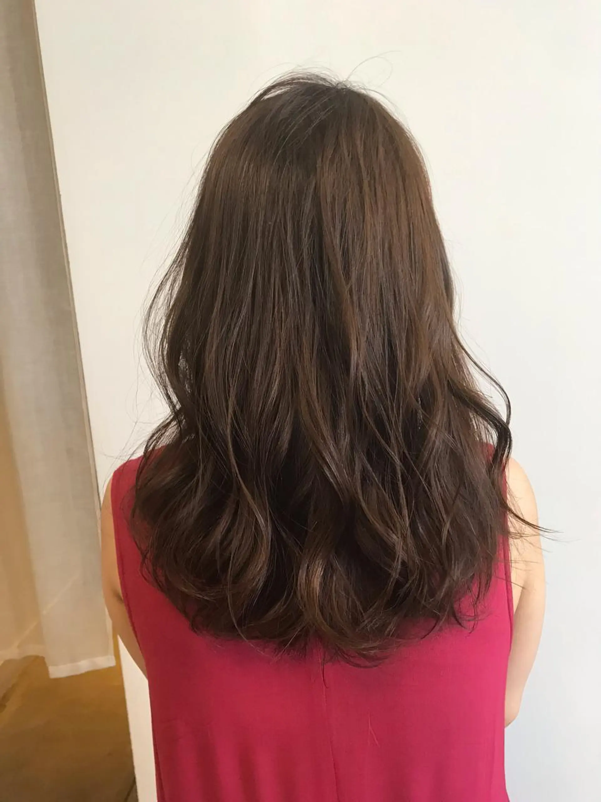 セミロング カラー ブリーチ ブラウンカラー 透明感カラー ブリーチなしカラー カット ヘアカラー トリートメント デザインカラー🌈 高木リョウのヘアスタイル