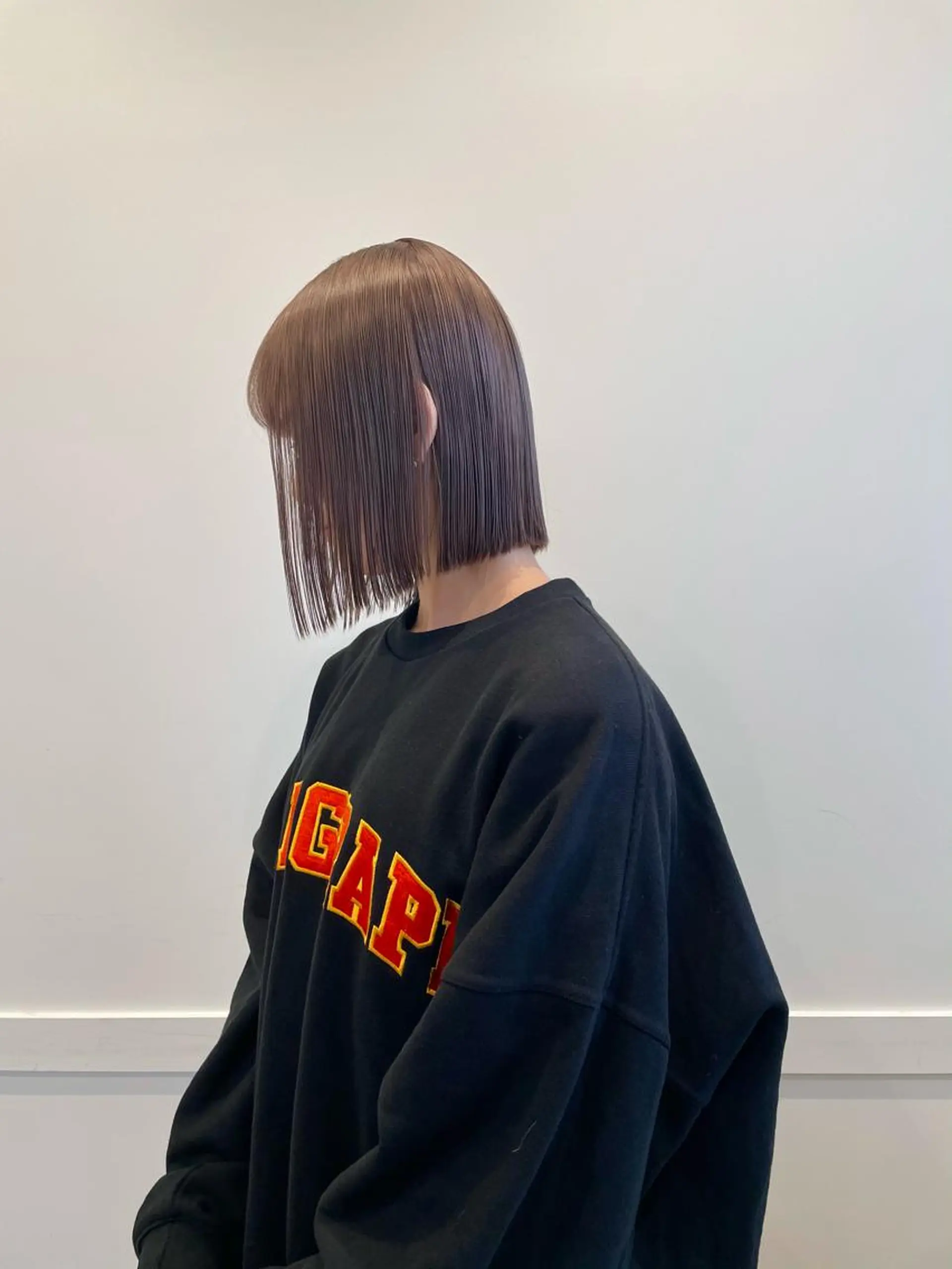 ショート カラー ベージュカラー ボブ カット ヘアカラー トリートメント ヘアセット メンズ特化 パーマ/オザワのヘアスタイル