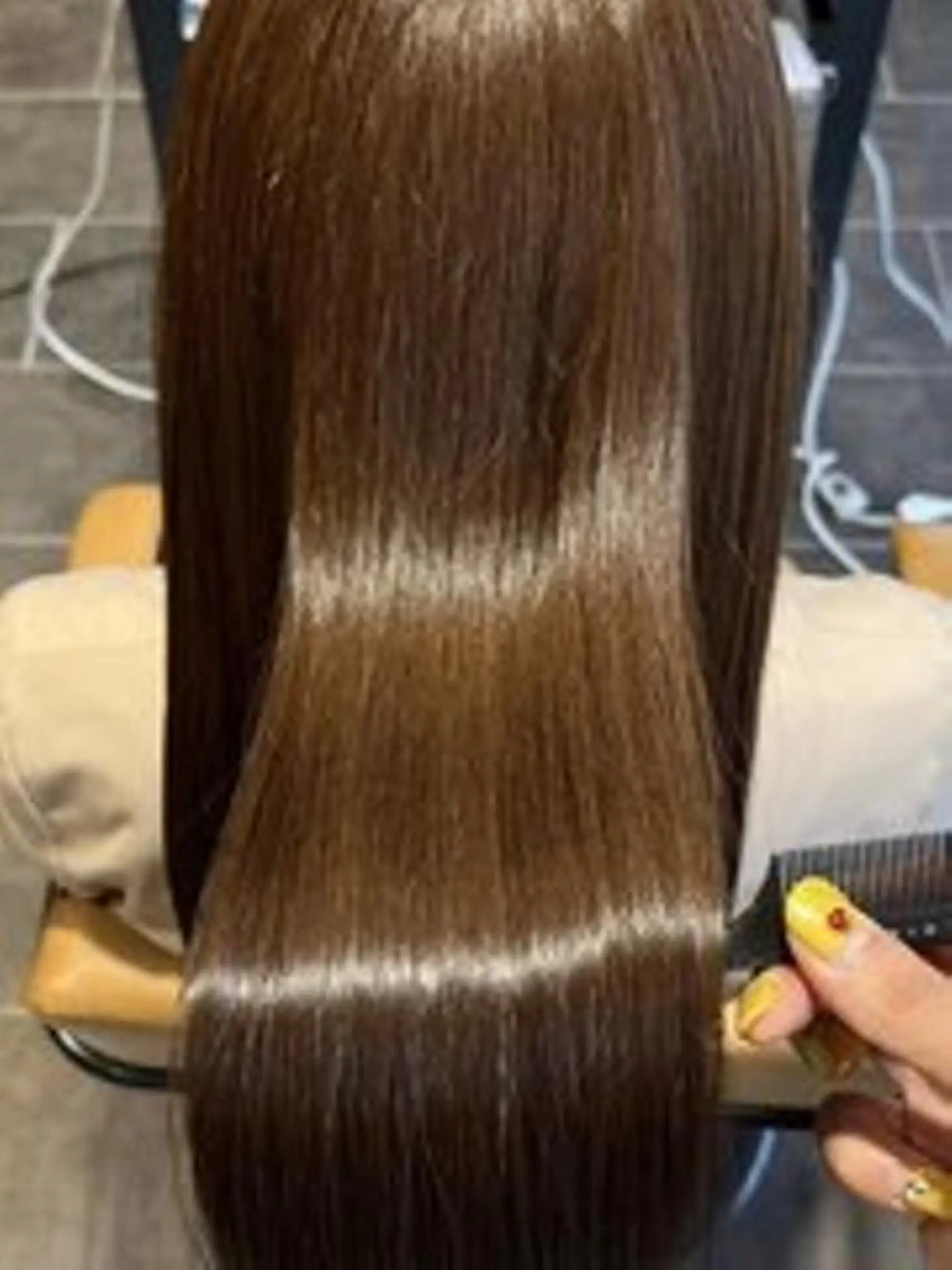 ロング ヘアカラー 松下 紗季のヘアスタイル