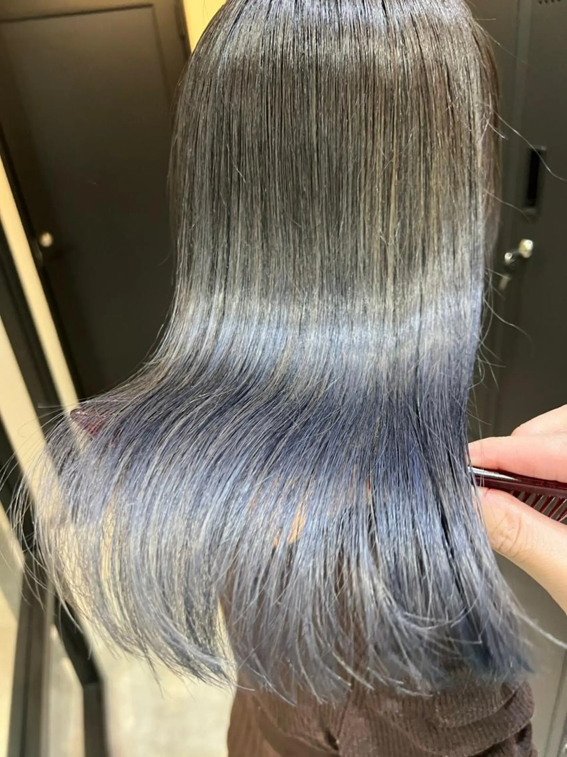 ミディアム カラー パーマ ヘアアレンジ ミディアムパーマ バレイヤージュ ブリーチ ケアブリーチ デザインカラー カット ヘアカラー トリートメント 初めでも安心🌟 newi町田✂のヘアスタイル