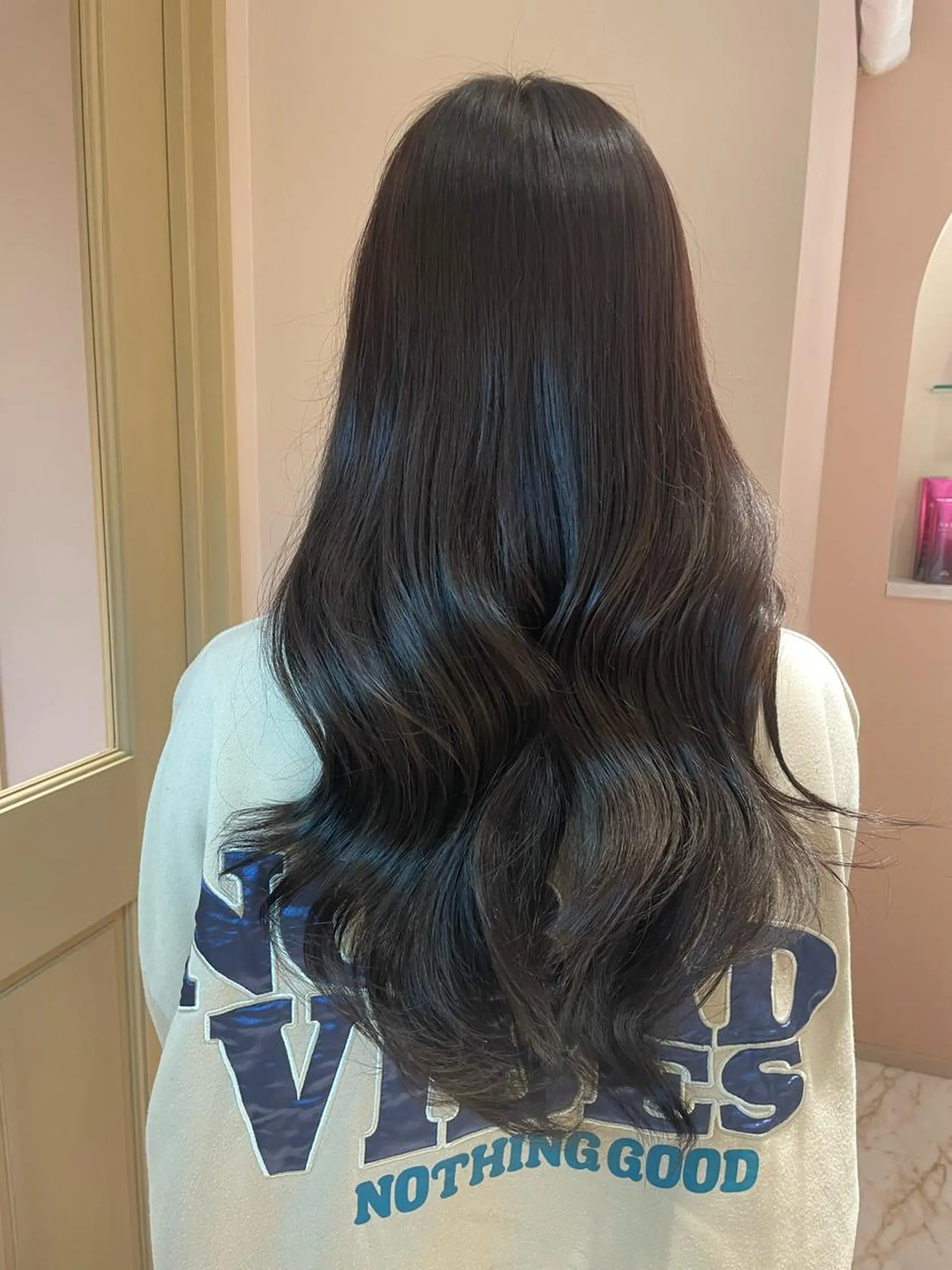 ロング ヘアカラー トリートメント ヘッドスパ マホ/日吉/髪質改善 /レイヤー/ガーリーのヘアスタイル