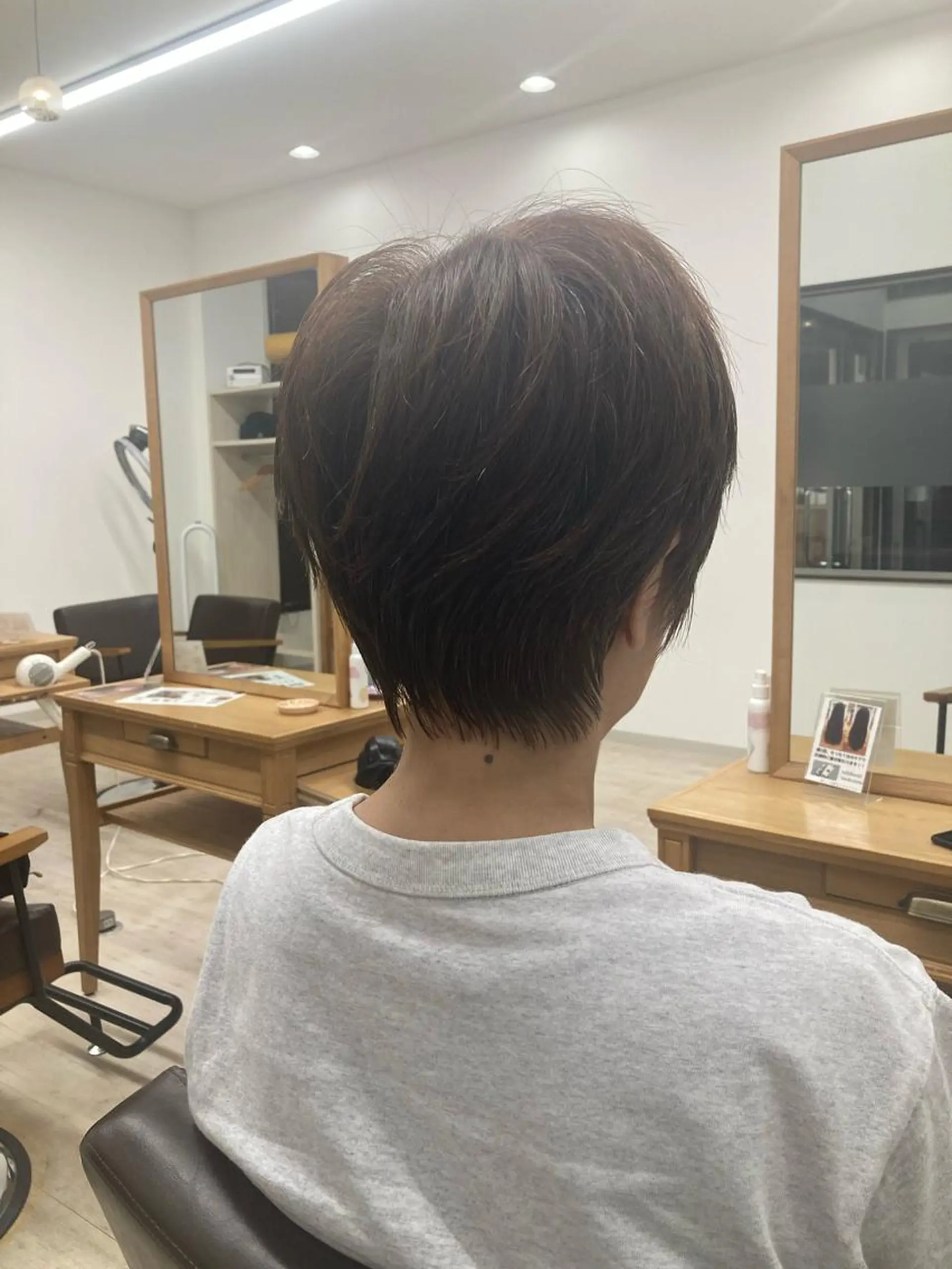 ショート くびれヘア ショートヘア 💎ボブ/似合わせの 達人/縮毛矯正/畔上のヘアスタイル