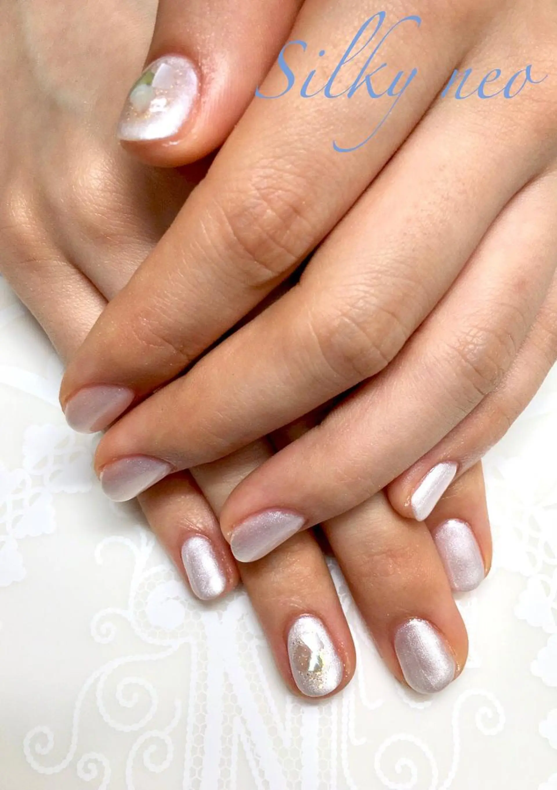 ネイル シンプルネイル Silky_nail _soraのネイルデザイン
