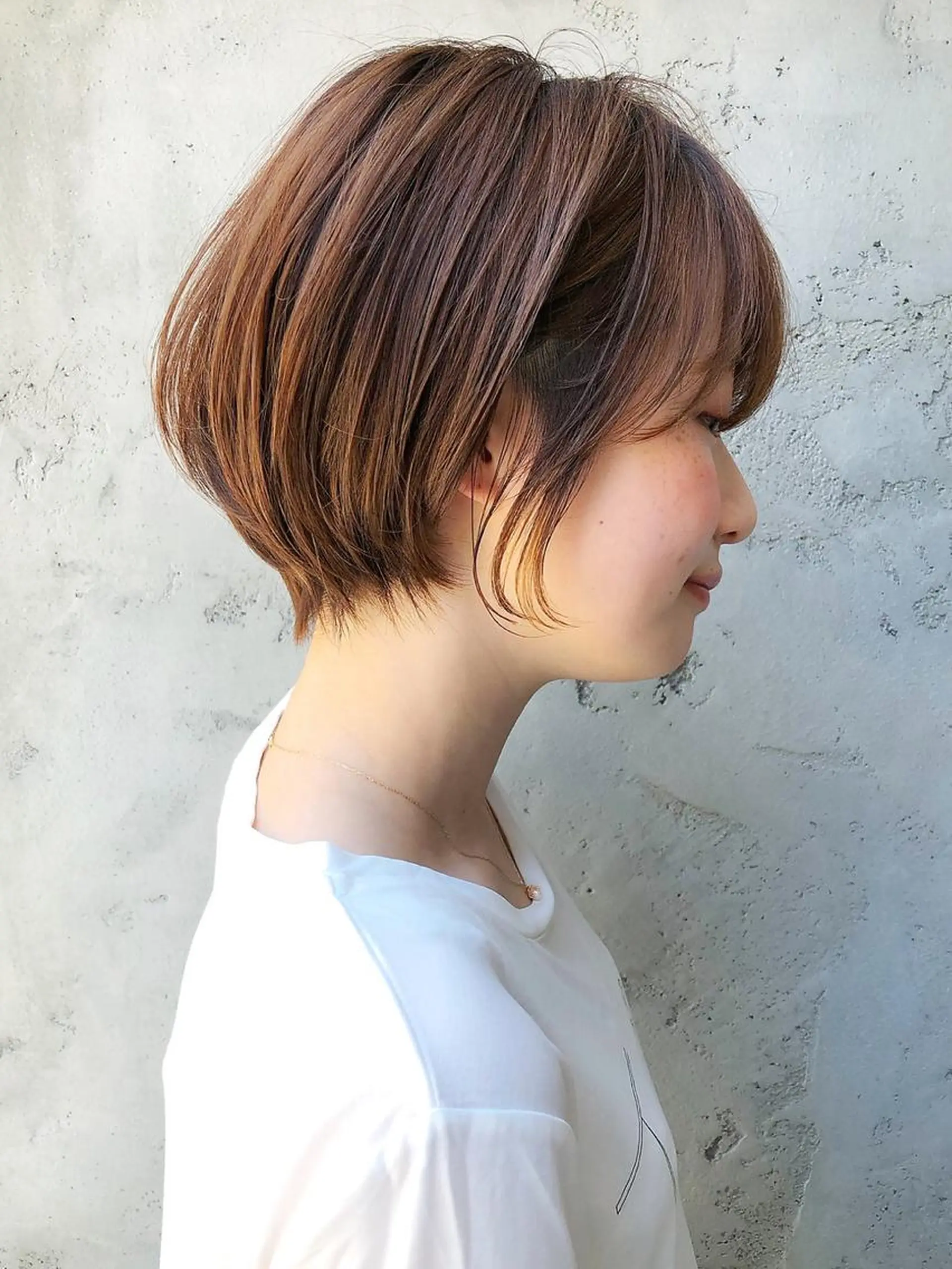 ショート カット ヘアカラー トリートメント イメチェンカット✂️ 錦糸町佐藤店長のヘアスタイル
