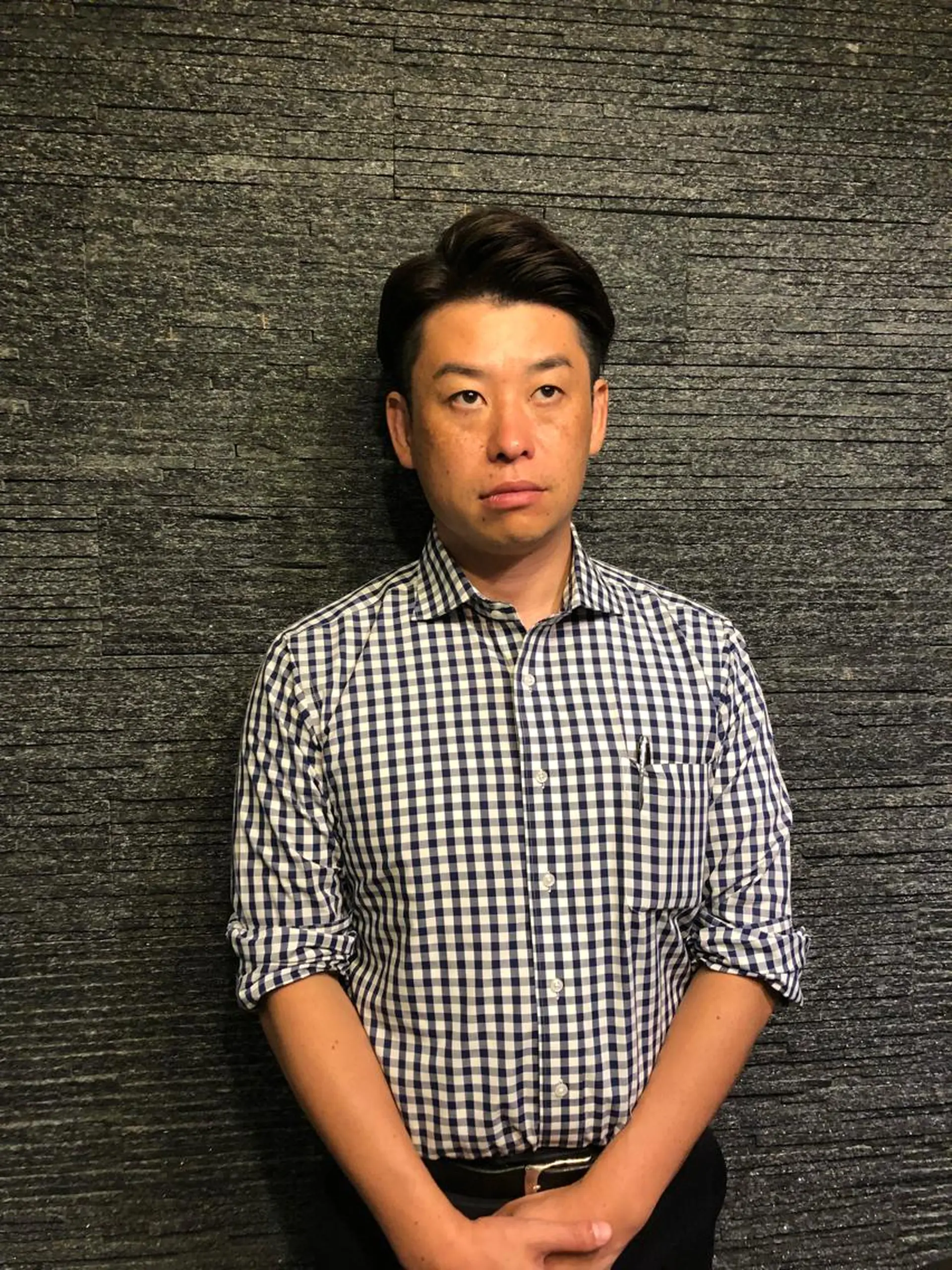 ミディアム メンズ ヒロ銀座所属・牧 颯斗のヘアスタイル