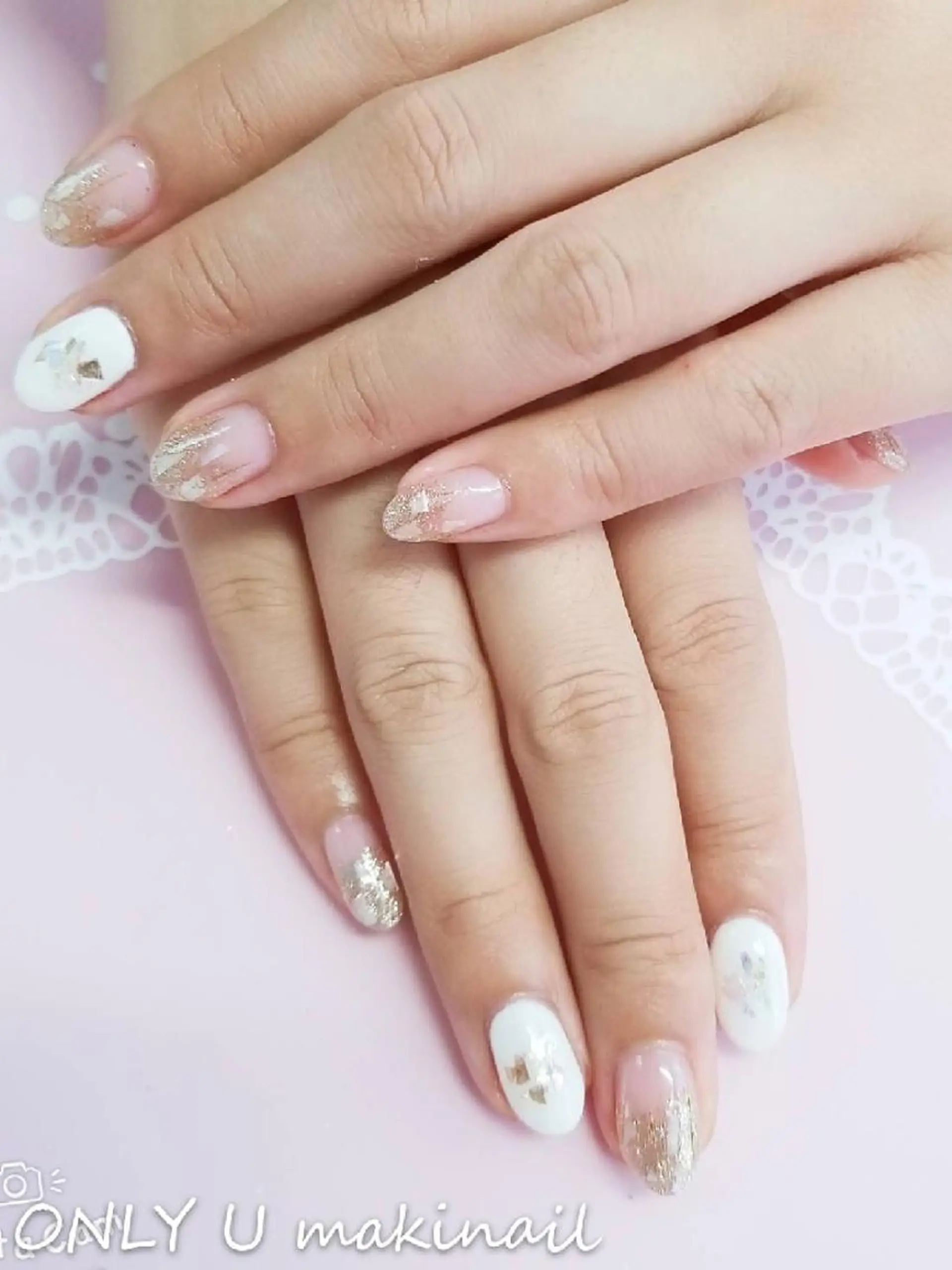 ネイル キラキラネイル ハンドネイル Makinail makiのネイルデザイン