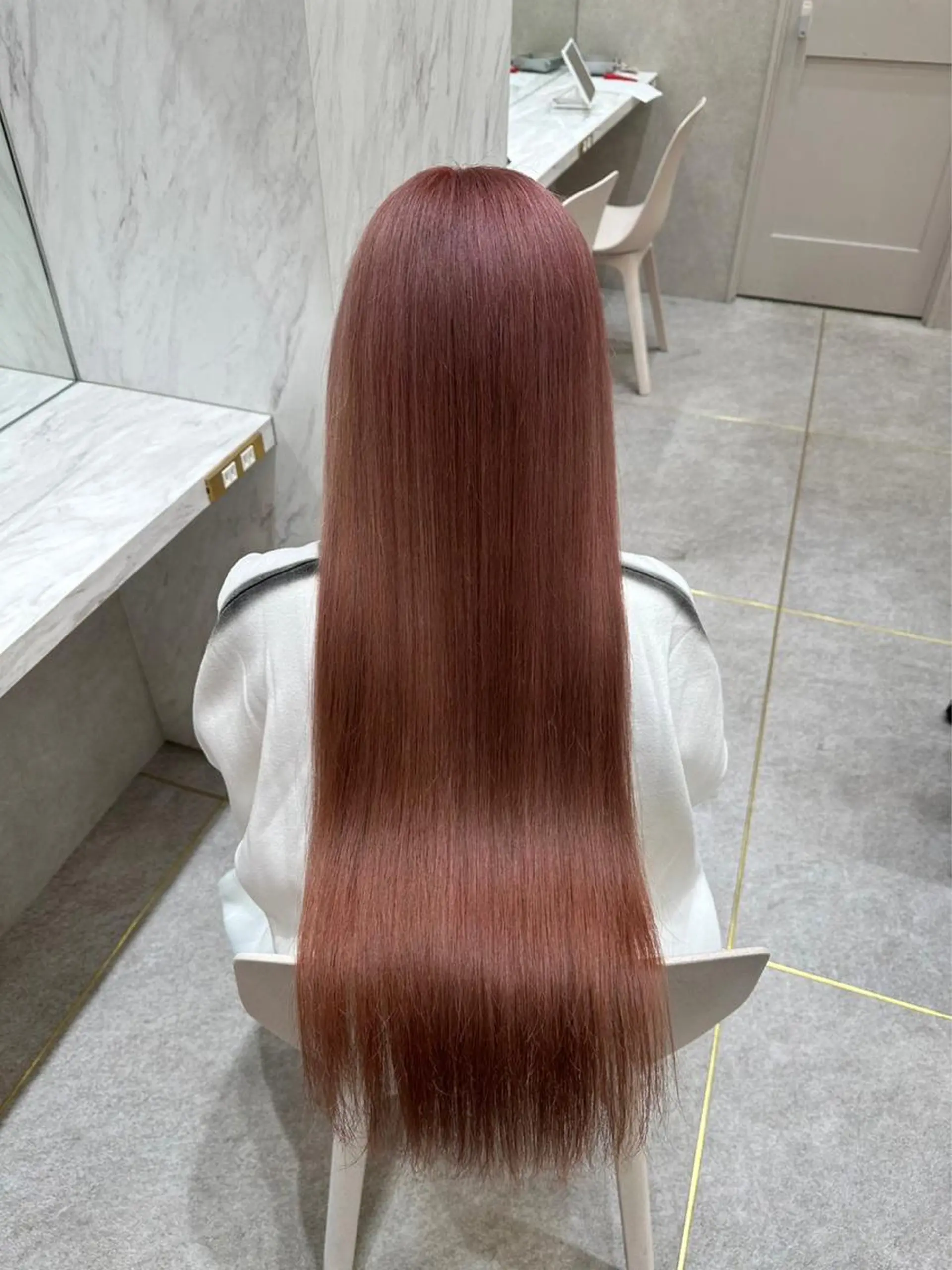 カラー カット ヘアカラー トリートメント 【いっせい】ブリーチ 無しＷカラー×カットのヘアスタイル