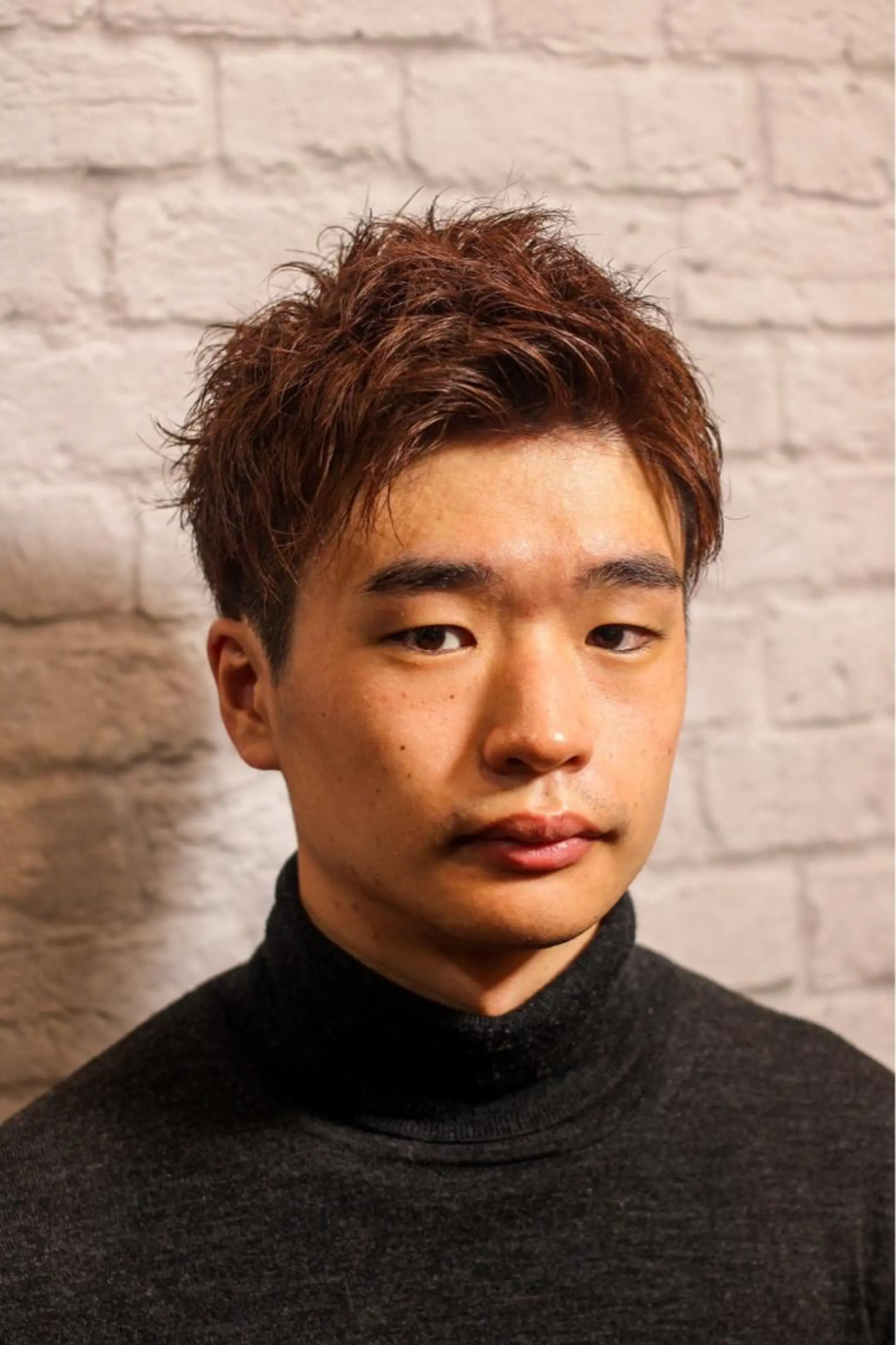 ショート カラー メンズ 銀座マツナガ新宿野村ビル店所属・女性理容師 佐藤優菜のヘアスタイル