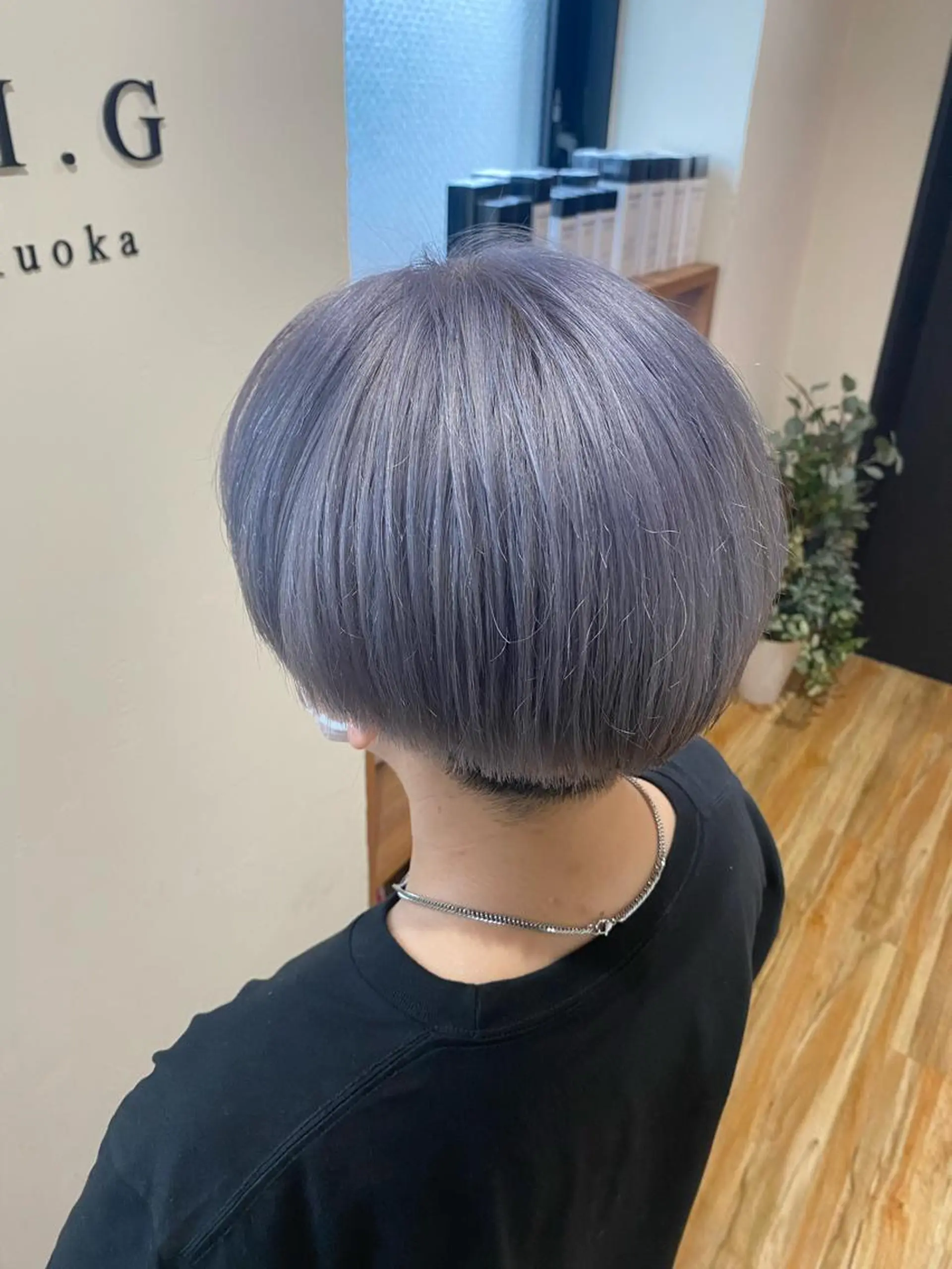 ショート カラー ヘアカラー トリートメント 三戸 修平のヘアスタイル