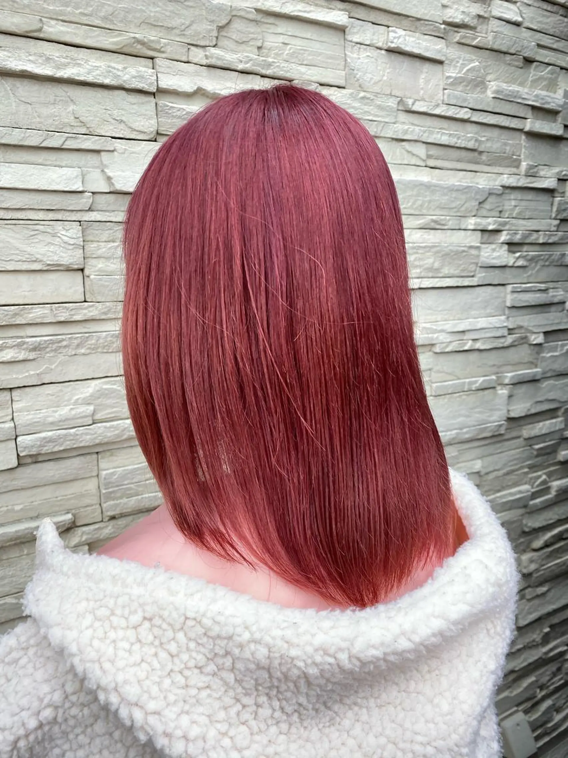 ミディアム カラー ブリーチ ケアブリーチ ダブルカラー ピンクカラー 透明感カラーブリーチ 🌼シゲモトアヤ🌼のヘアスタイル