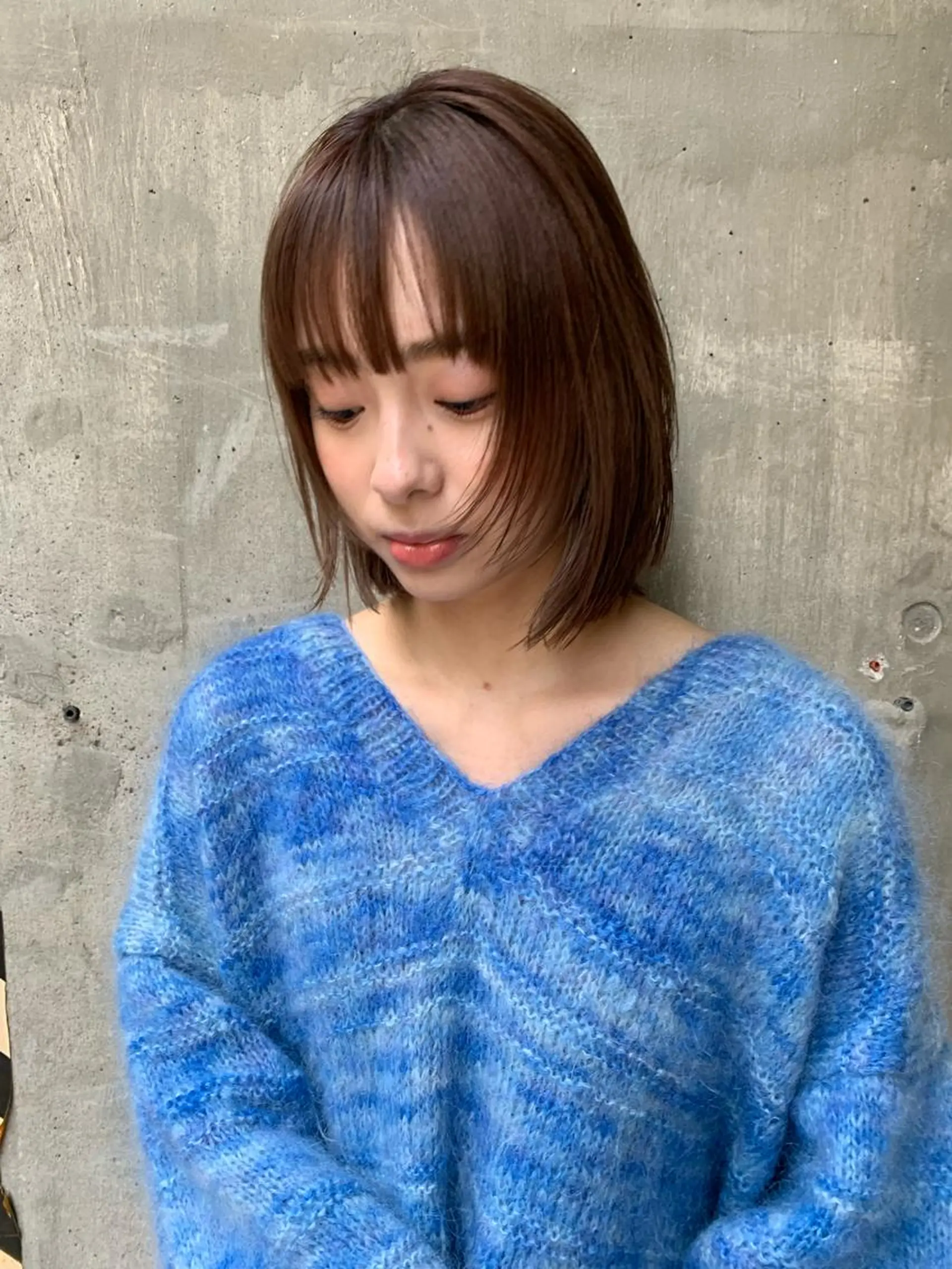 ショート LORENAO所属・マロベージュ rinaのヘアスタイル