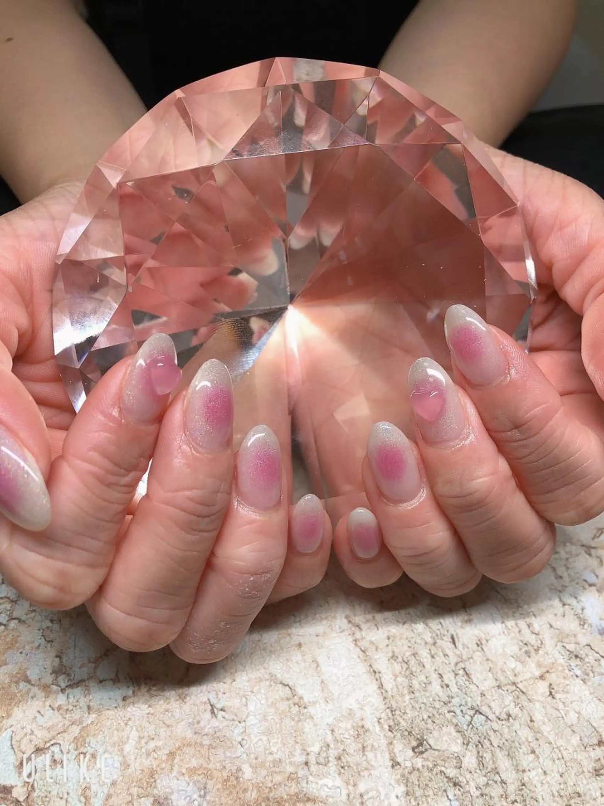 ネイル アートネイル フレンチネイル ジェルネイル グラデーション 韓国ネイル Nail room Bimano所属・Bimano seica♡+°のネイルデザイン