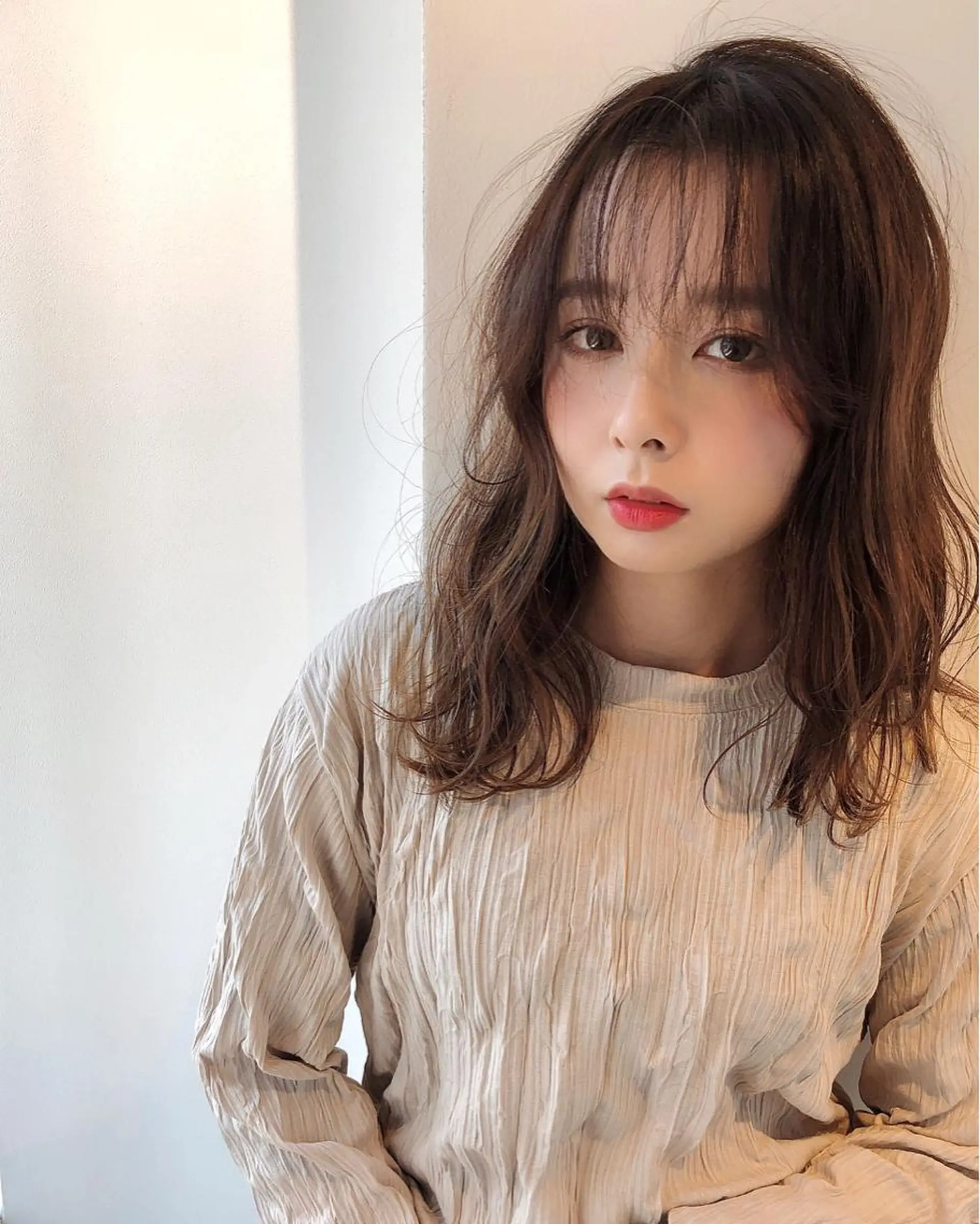 セミロング カラー カット パーマ トリートメント 過去一の柔髪ヘア 🌿IVYjoureのヘアスタイル