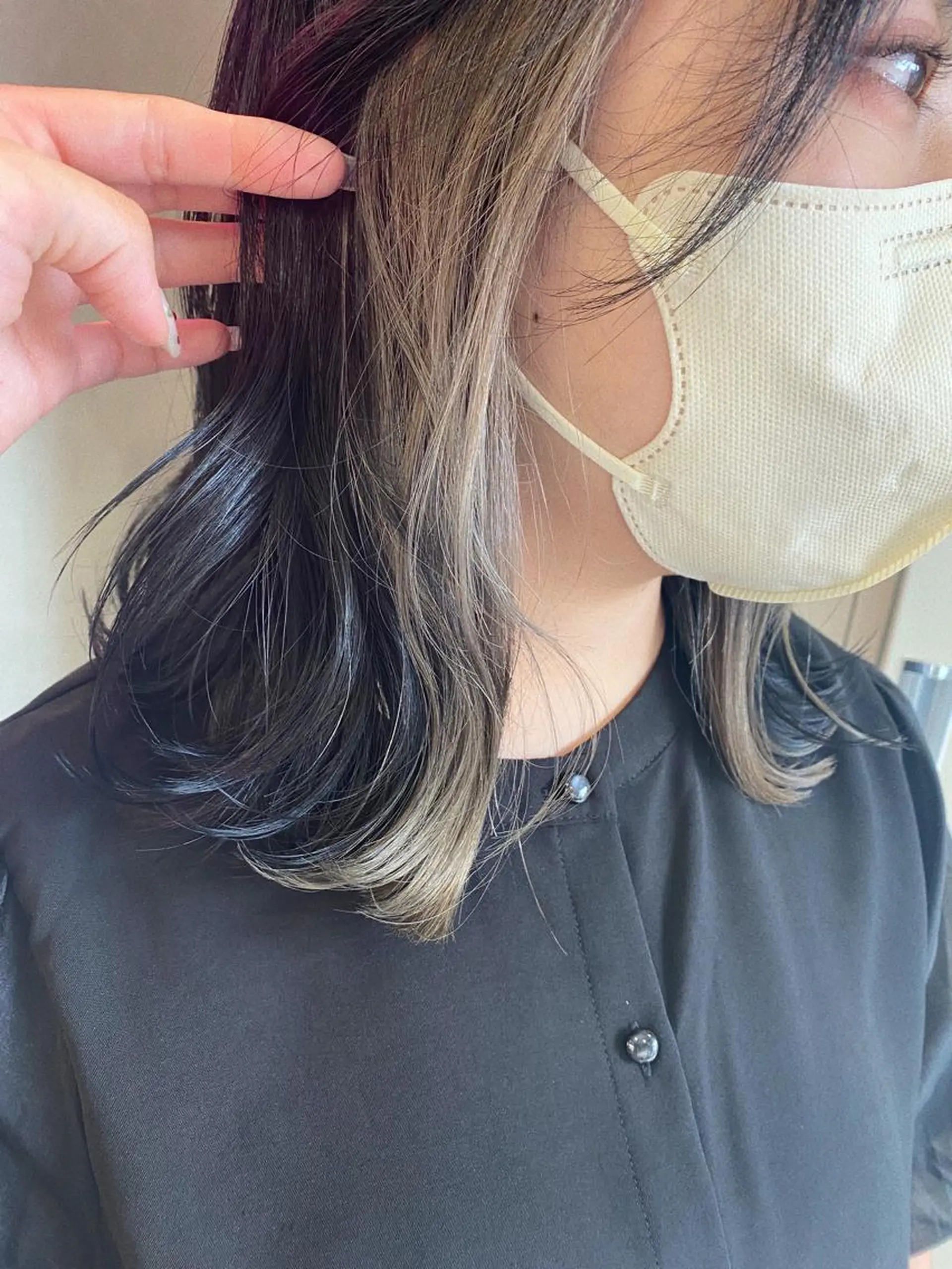 ミディアム カラー 🕶️佐藤 海李🐏のヘアスタイル
