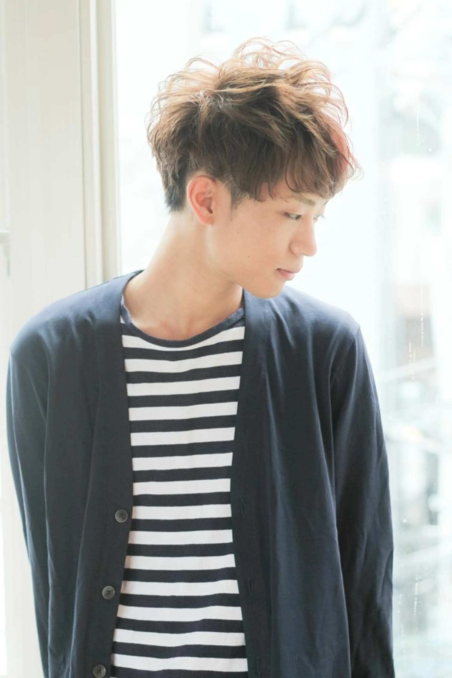 セミロング 兒玉 一成のヘアスタイル