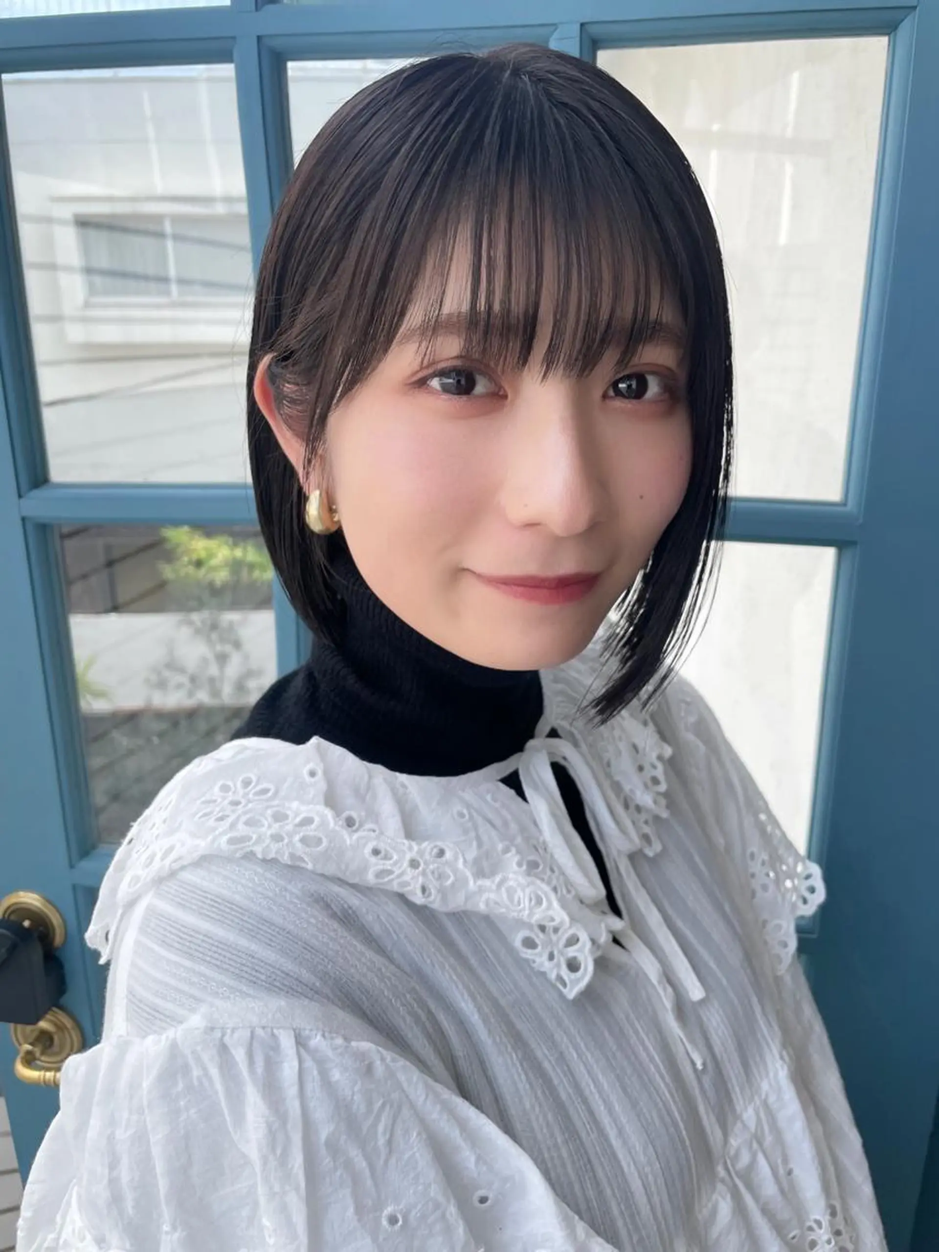 ショート カラー カット ヘアカラー トリートメント 顔周りカット× 髪質改善【リョウ】のヘアスタイル