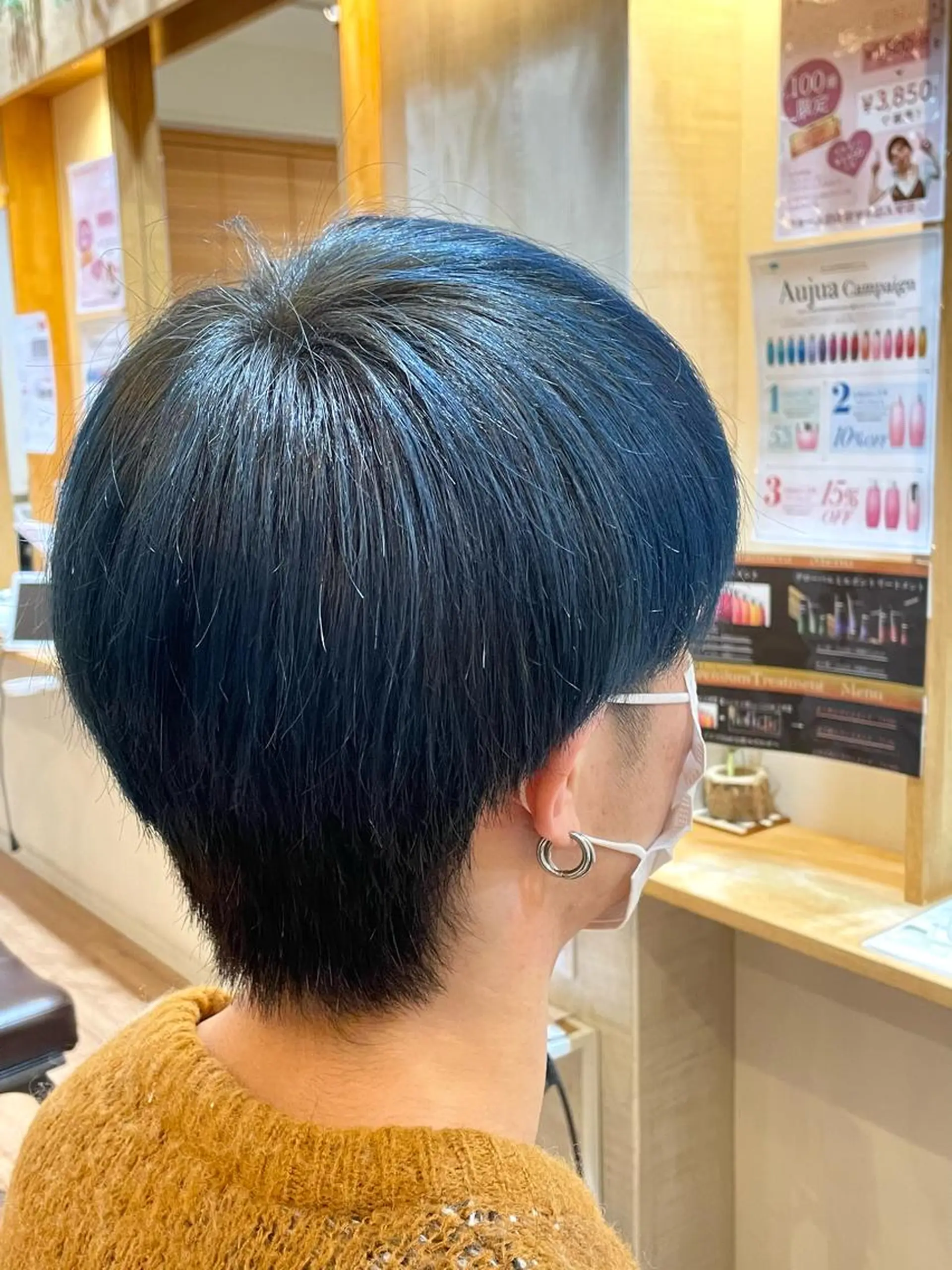 メンズ マッシュ 刈り上げ メンズウルフカット ウルフカット Miel by ganesha所属・木村 魁成のヘアスタイル