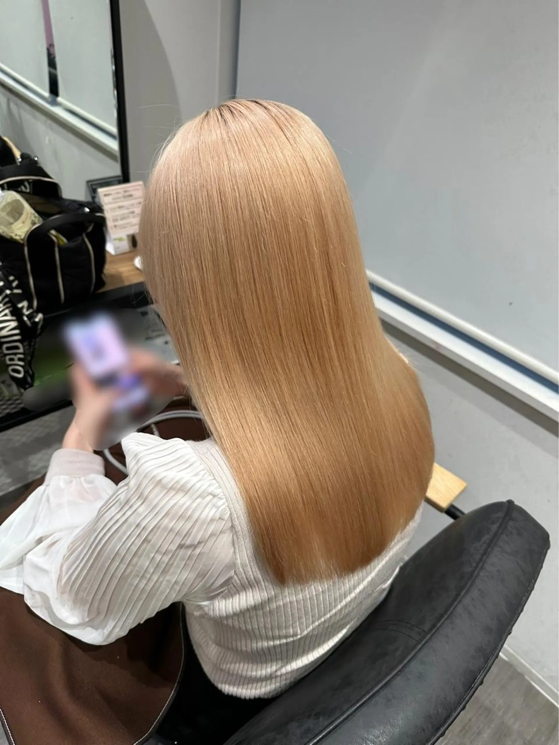 セミロング 上田 紗也のヘアスタイル