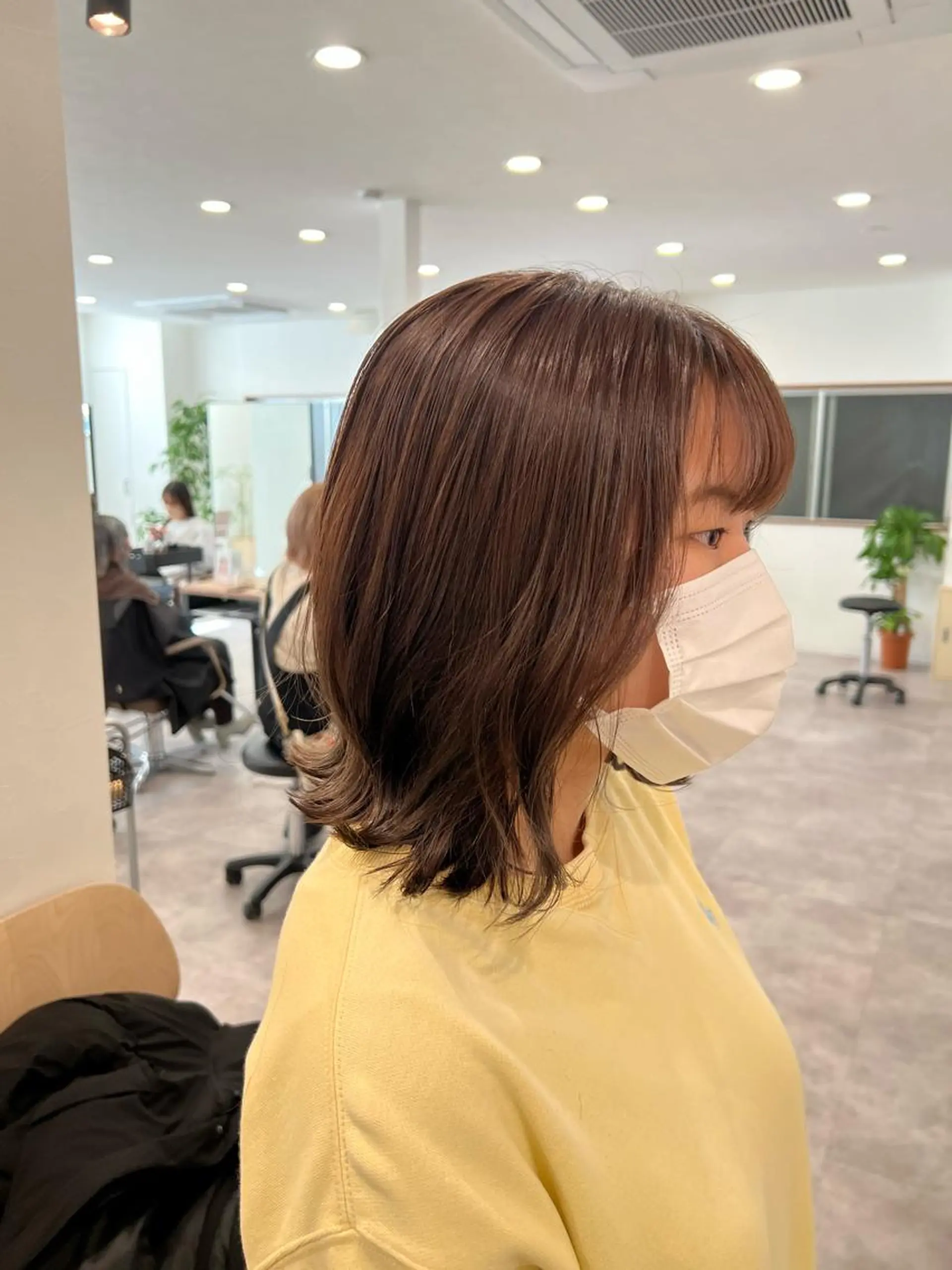 ミディアム カット ヘアカラー Loem【ロエム】所属・RINA 【Loem】のヘアスタイル