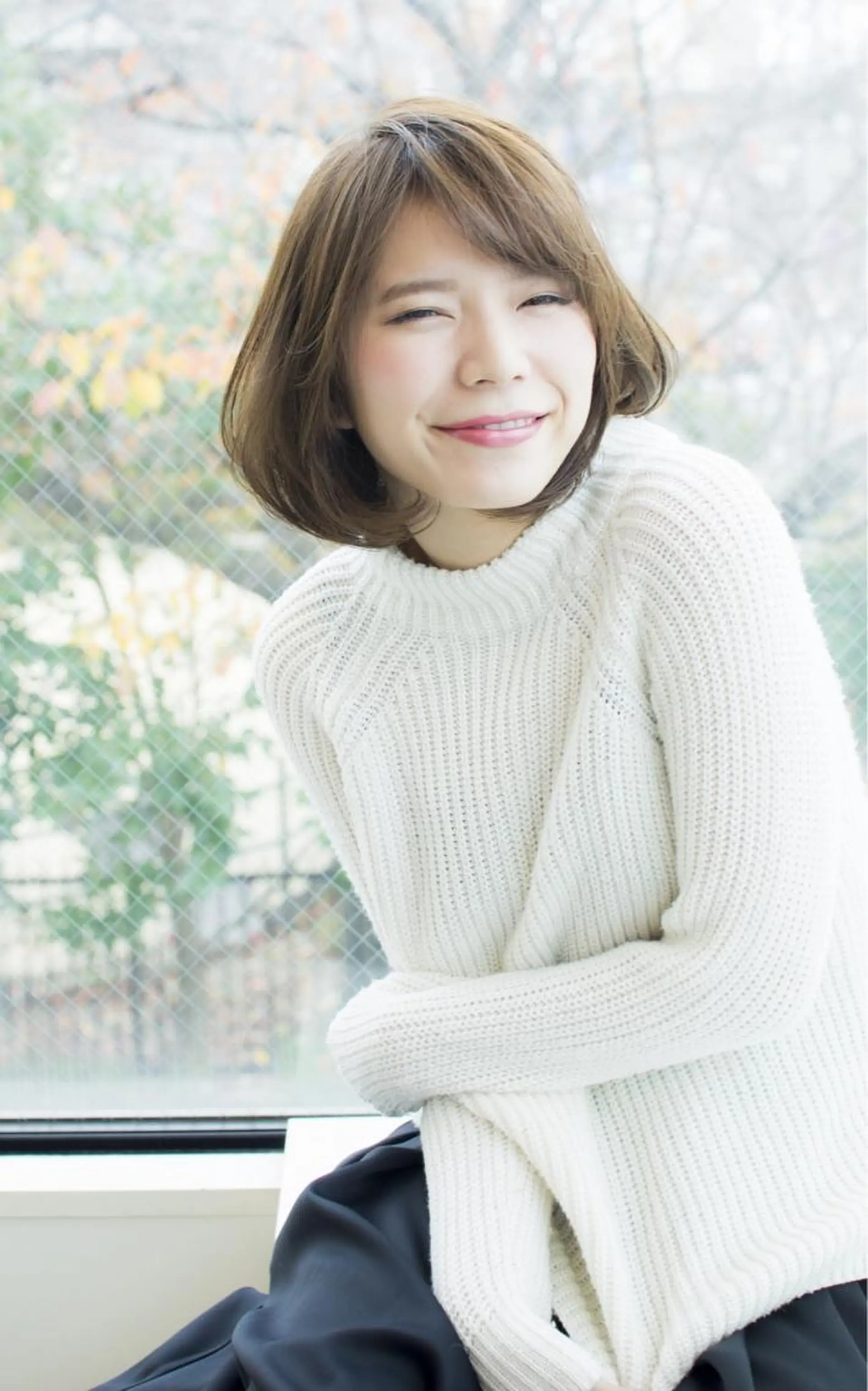ミディアム Agu  hair rupia 金沢店所属・金沢美容室/ 艶髪/夜営業/JINのヘアスタイル