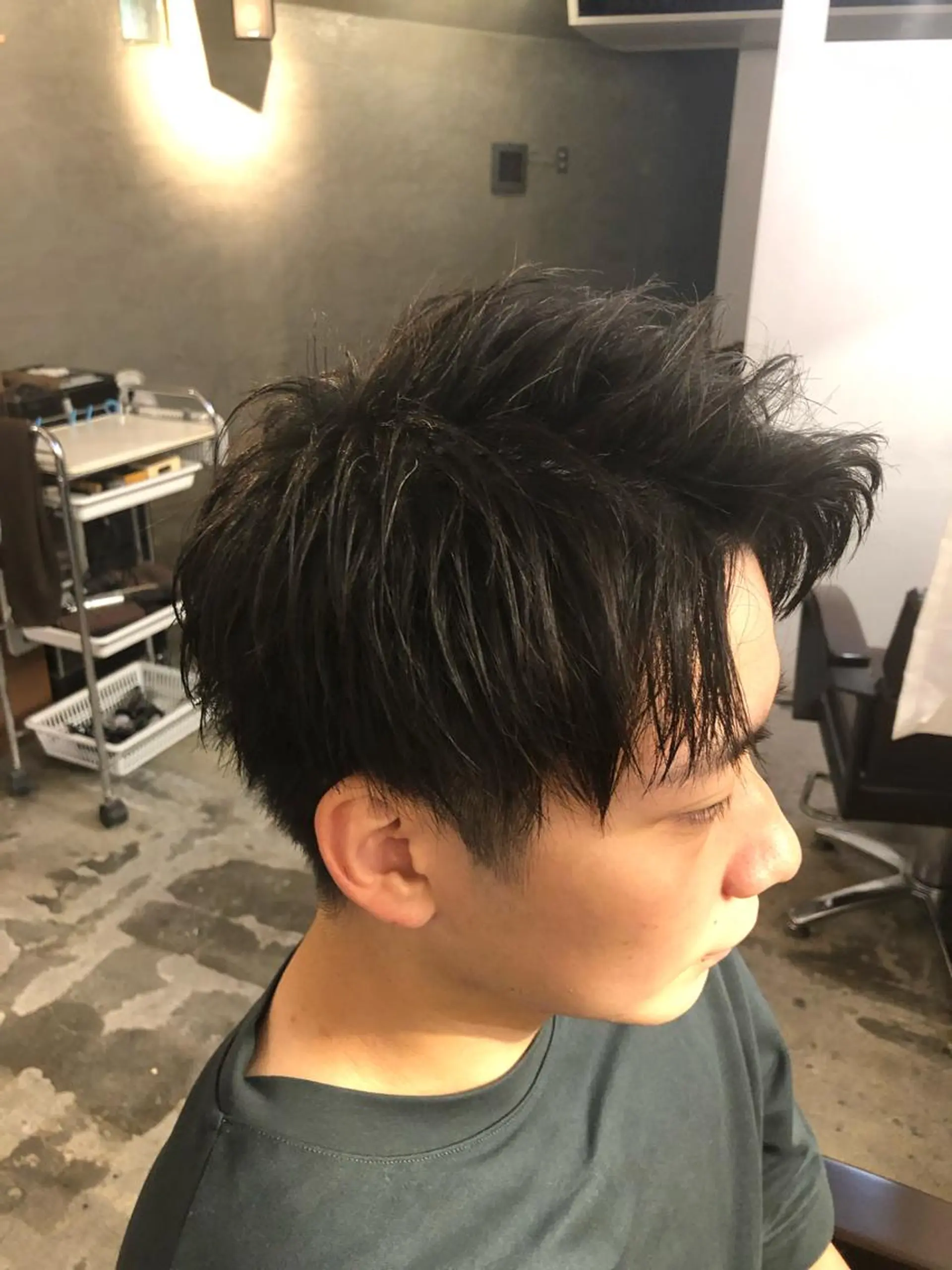 メンズ マッシュ FUJINO RYOのヘアスタイル