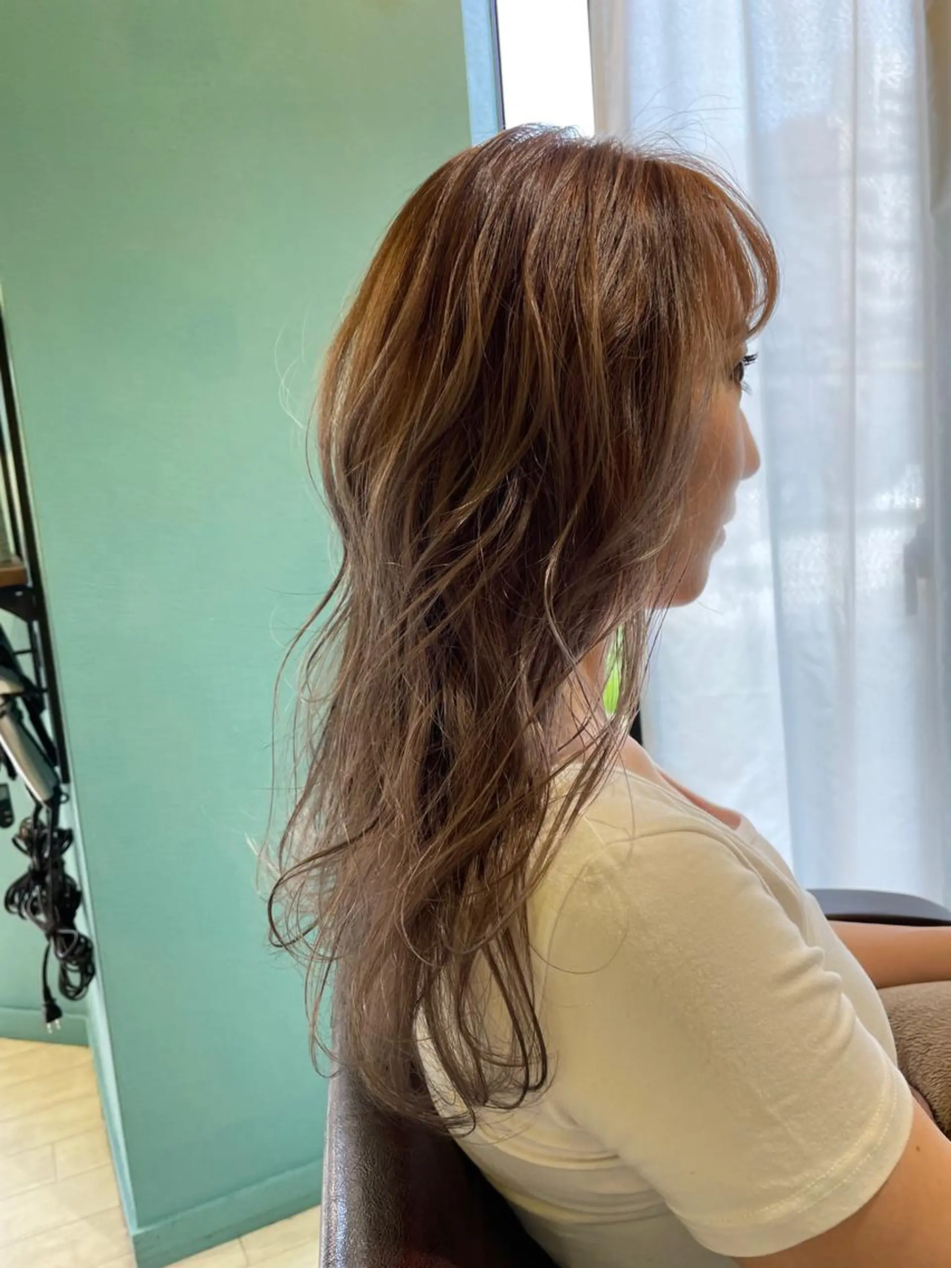 ロング アッシュ カット ヘアカラー トリートメント Share  Salon  Reco【GARDEN】所属・末石 智のヘアスタイル