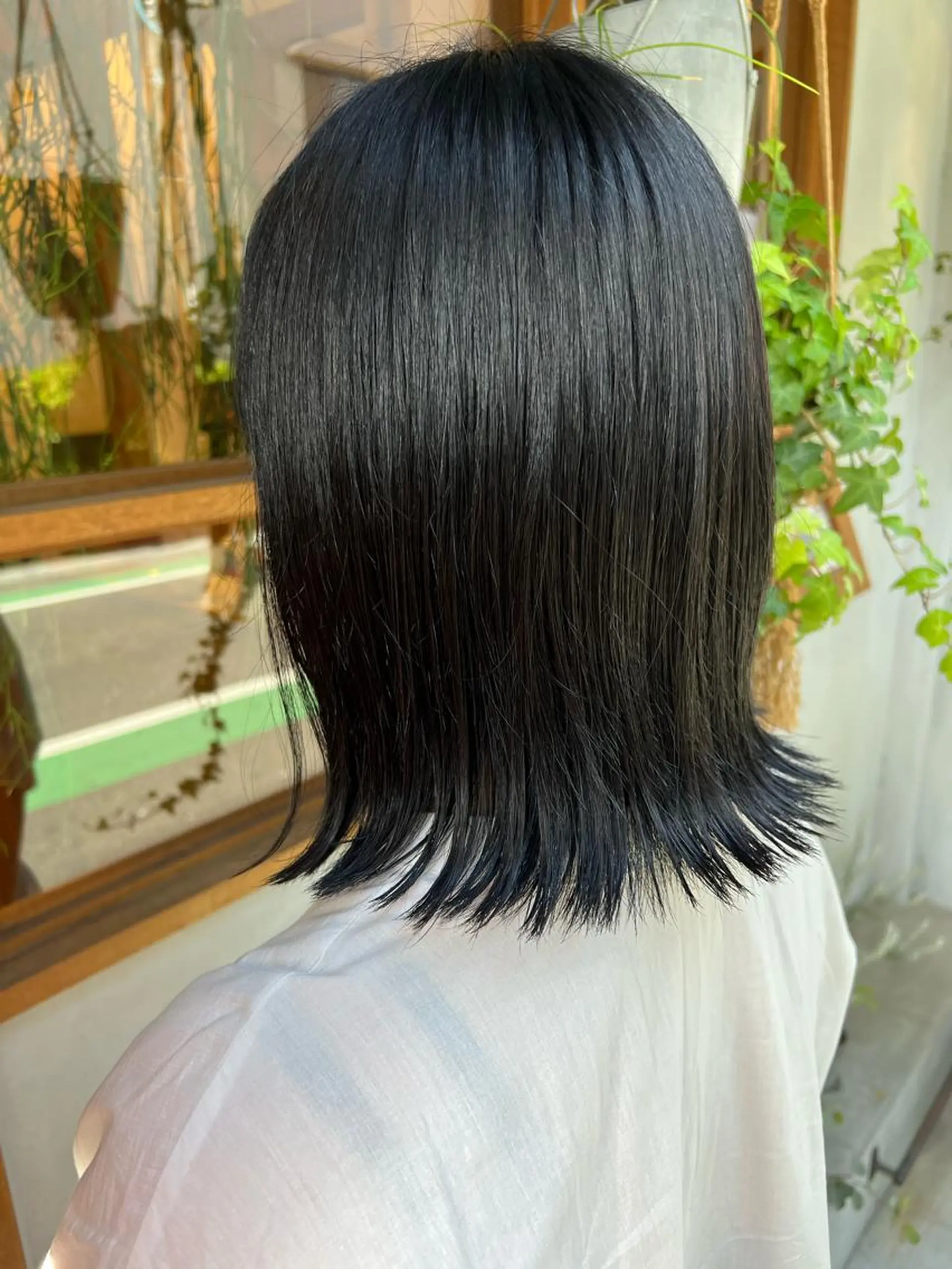 ミディアム カット パーマ トリートメント ENIF　大島 芽生のヘアスタイル