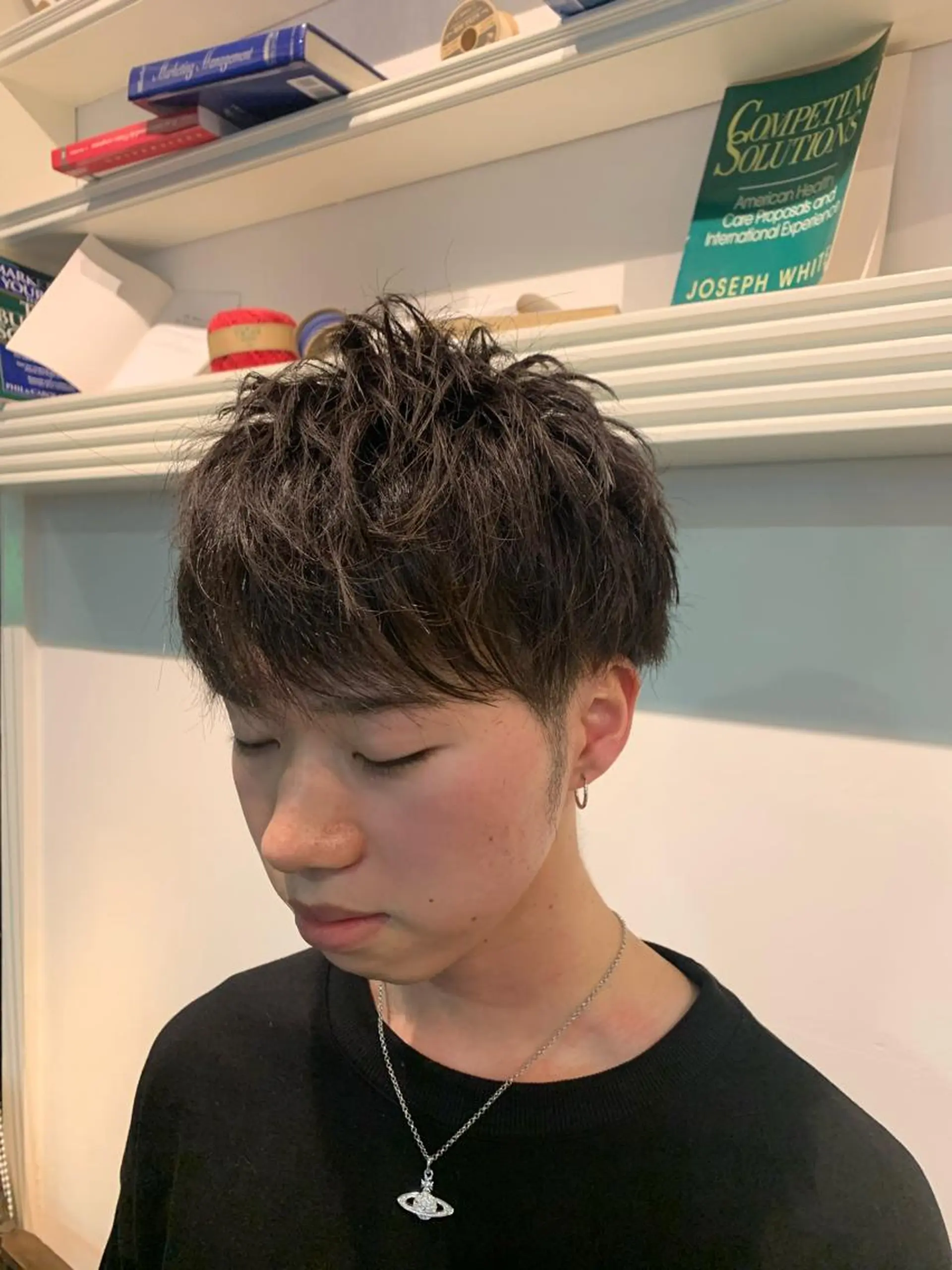 ショート カット 山口 竣也のヘアスタイル