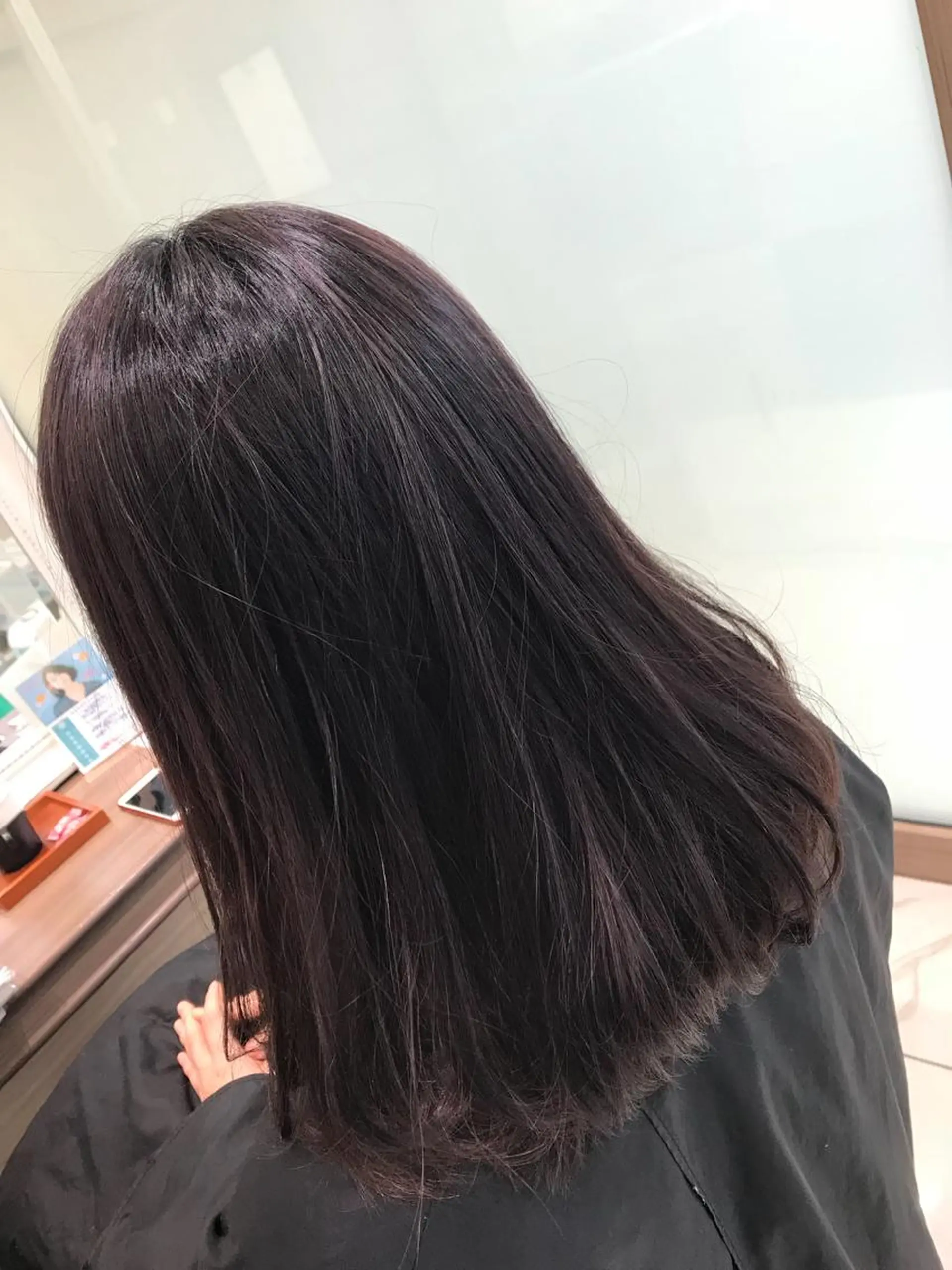 ミディアム カラー アッシュ ローズカラー 【メンズ縮毛矯正】 田中秀斗のヘアスタイル