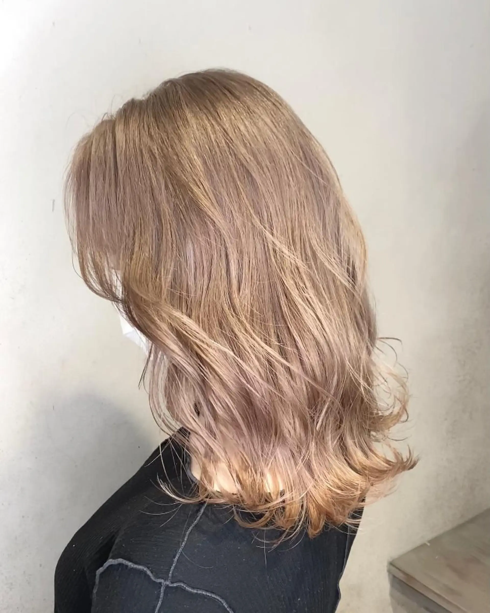 セミロング カラー 橋口 陽太のヘアスタイル