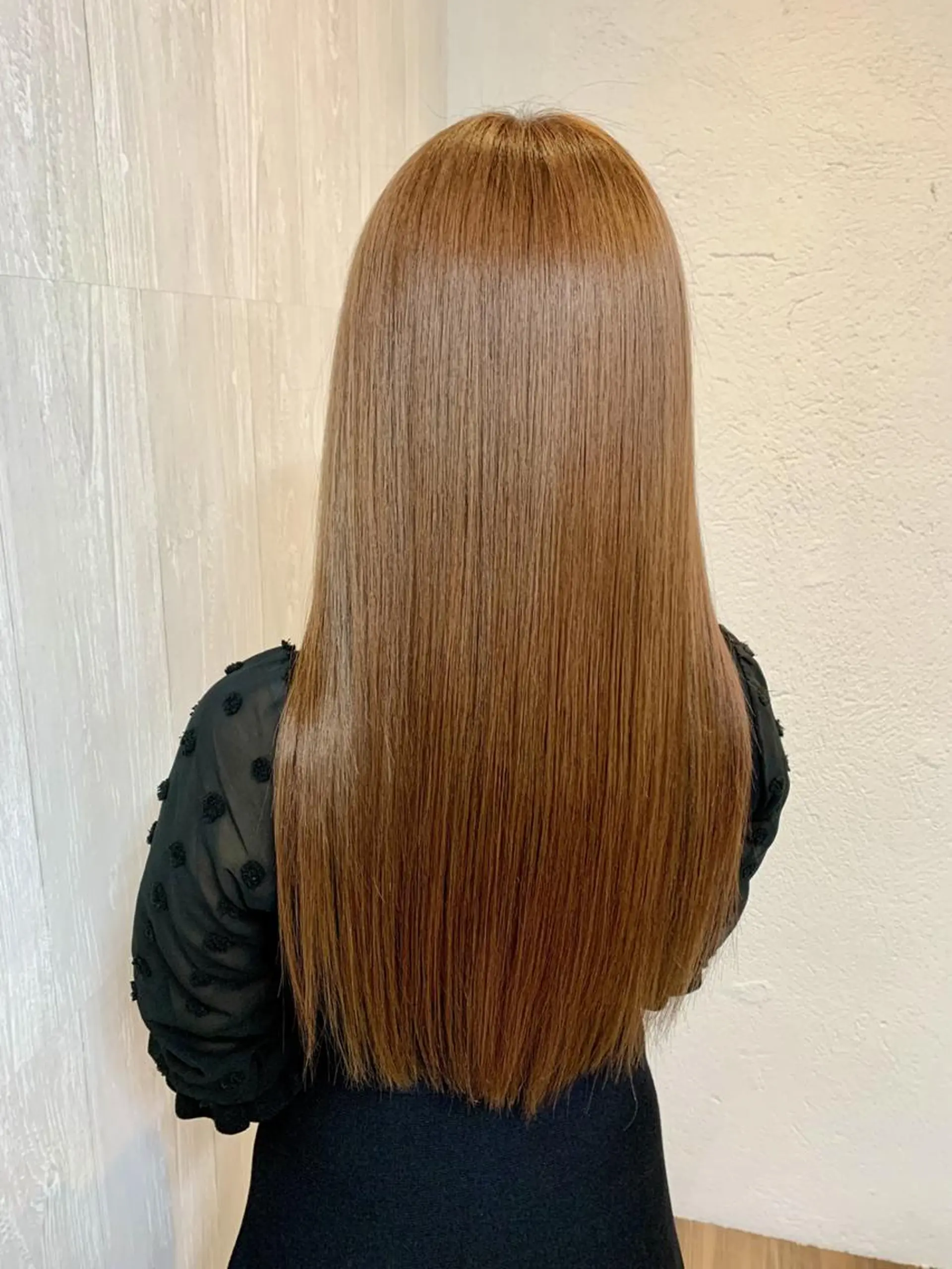 ロング カラー ヘアカラー GLOSS 心斎橋 山上のヘアスタイル